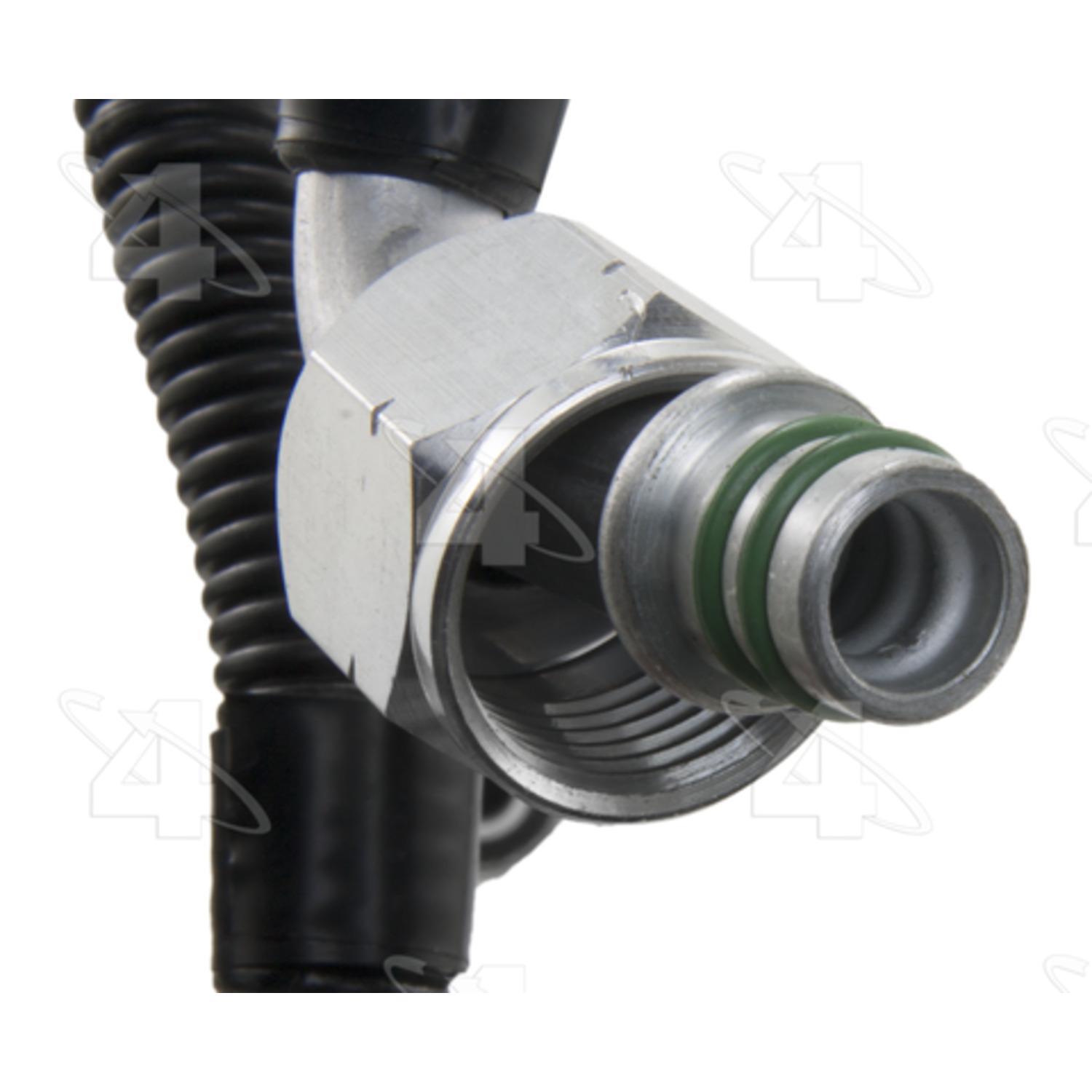 Four Seasons 55100 - A/C Refrigerant Discharge / Suction Hose Assembly Four Seasons 55100 A/C Manifold Hose Assembly product image 2 of 7