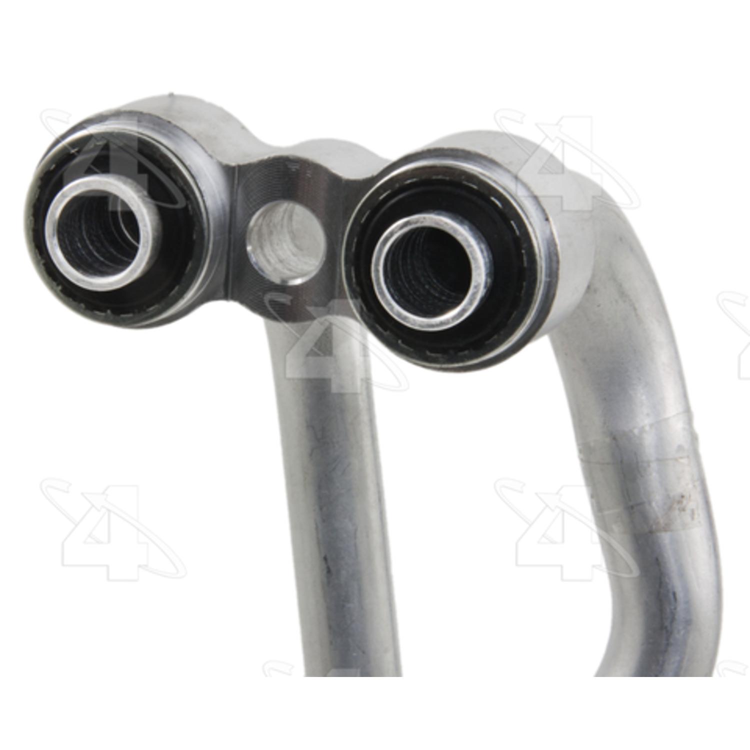 Four Seasons 55100 - A/C Refrigerant Discharge / Suction Hose Assembly Four Seasons 55100 A/C Manifold Hose Assembly product image 4 of 7