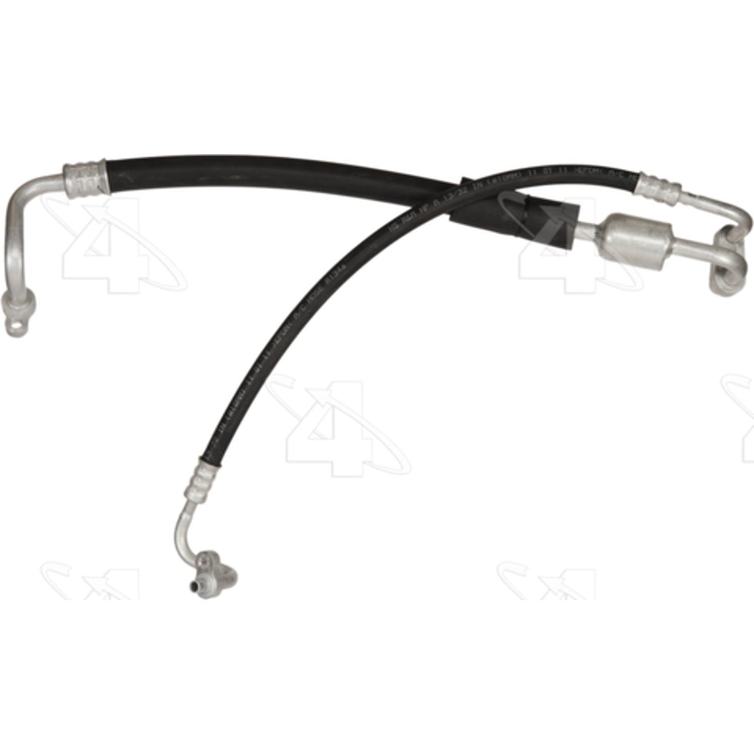 Four Seasons 55114 - A/C Refrigerant Discharge / Suction Hose Assembly Four Seasons 55114 A/C Manifold Hose Assembly product image 2 of 2