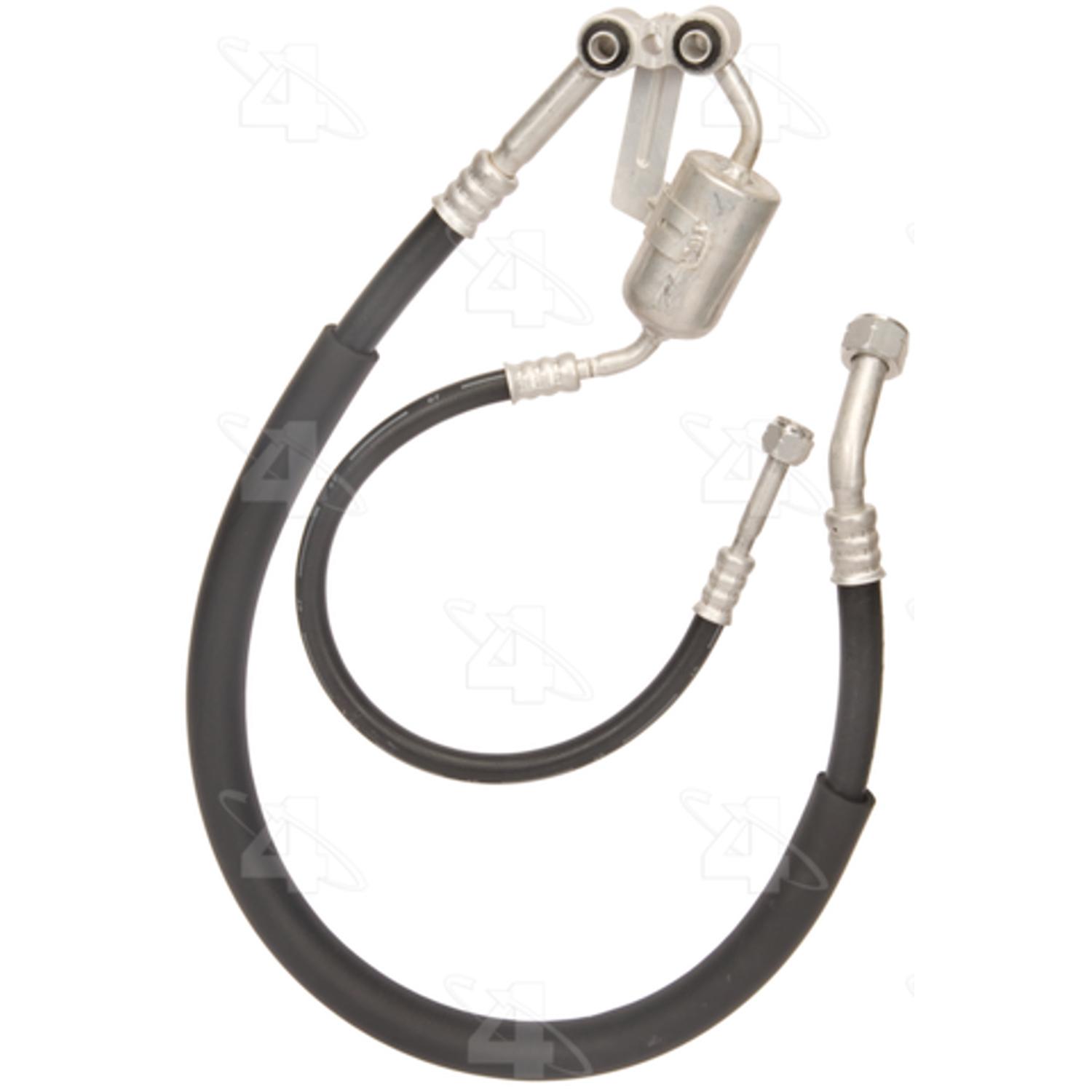 Four Seasons 55234 - A/C Refrigerant Discharge / Suction Hose Assembly Four Seasons 55234 A/C Manifold Hose Assembly product image 1 of 5