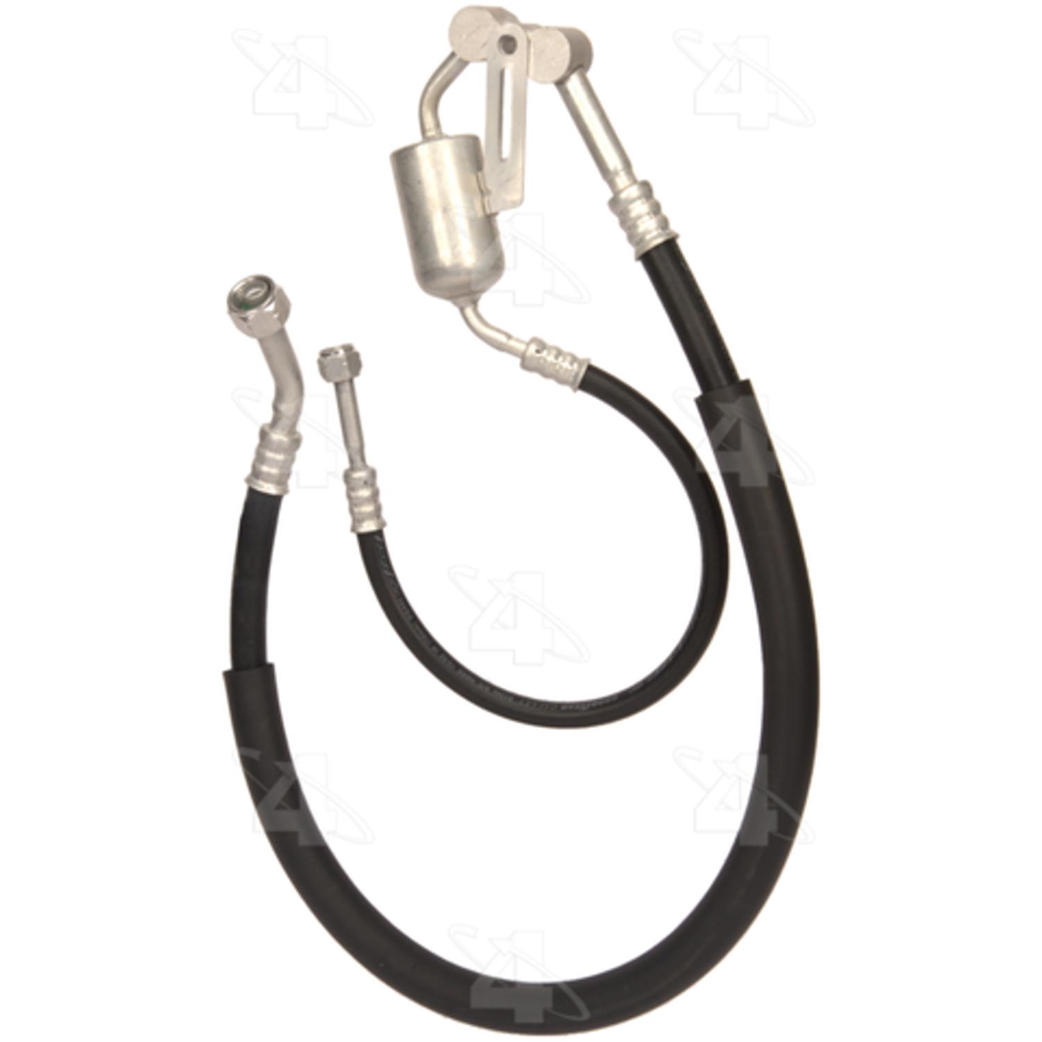 Four Seasons 55234 - A/C Refrigerant Discharge / Suction Hose Assembly Four Seasons 55234 A/C Manifold Hose Assembly product image 2 of 5