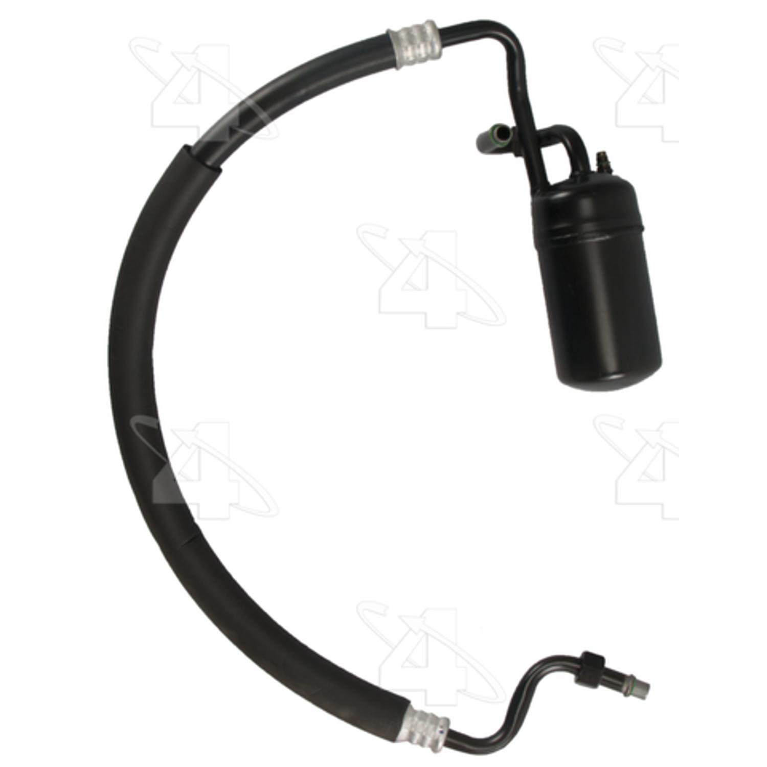 Four Seasons 55278 - A/C Refrigerant Suction Hose Four Seasons 55278 A/C Accumulator with Hose Assembly product image 1 of 6