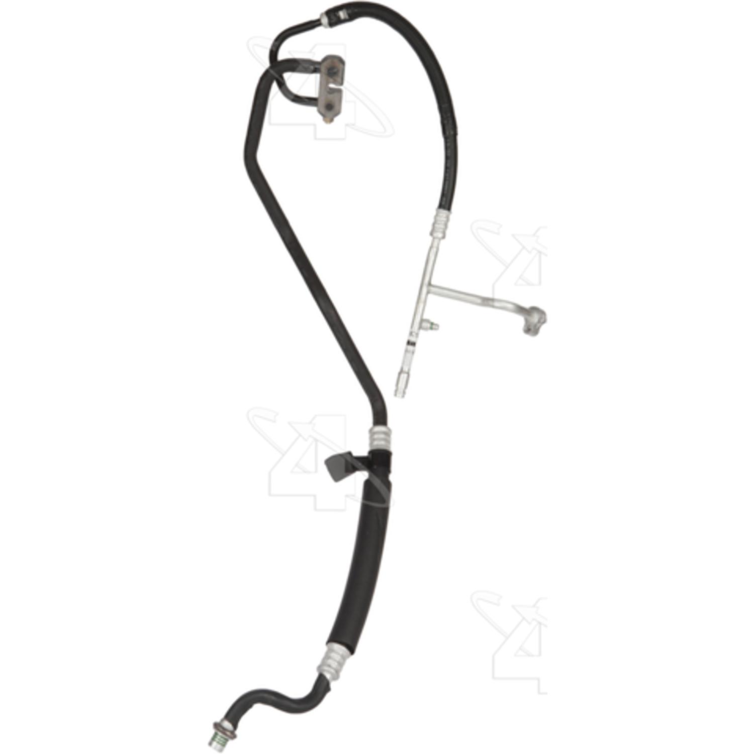 Four Seasons 55317 - A/C Refrigerant Discharge / Suction Hose Assembly Four Seasons 55317 A/C Manifold Hose Assembly product image 1 of 2
