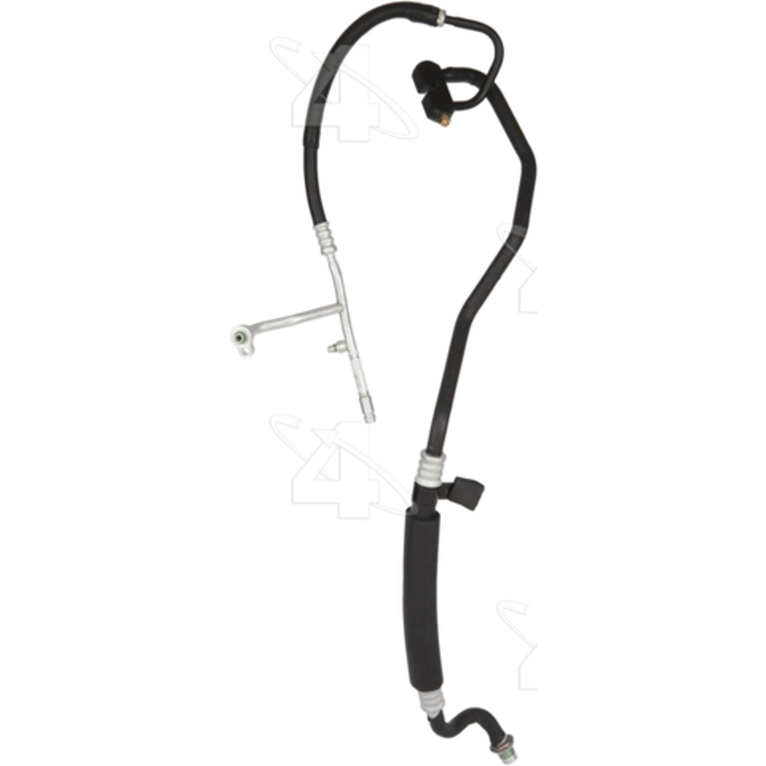Four Seasons 55317 - A/C Refrigerant Discharge / Suction Hose Assembly Four Seasons 55317 A/C Manifold Hose Assembly product image 2 of 2