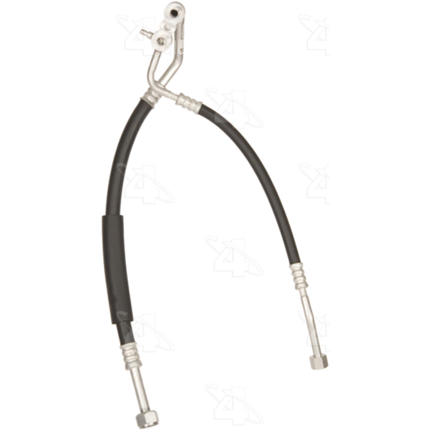 Four Seasons 55455 - A/C Refrigerant Discharge / Suction Hose Assembly Four Seasons 55455 A/C Manifold Hose Assembly product image 1 of 3