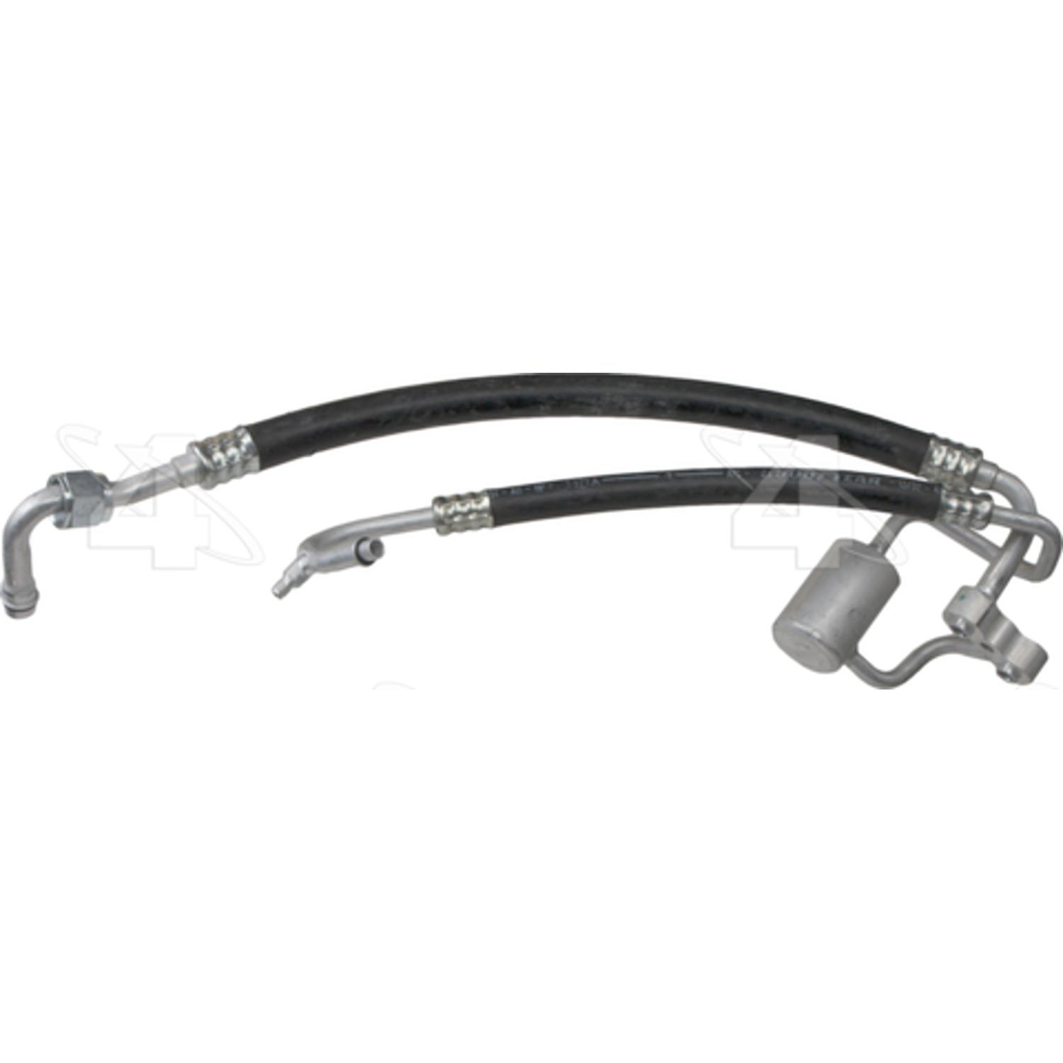 Four Seasons 55476 - A/C Refrigerant Discharge / Suction Hose Assembly Four Seasons 55476 A/C Manifold Hose Assembly product image 1 of 1