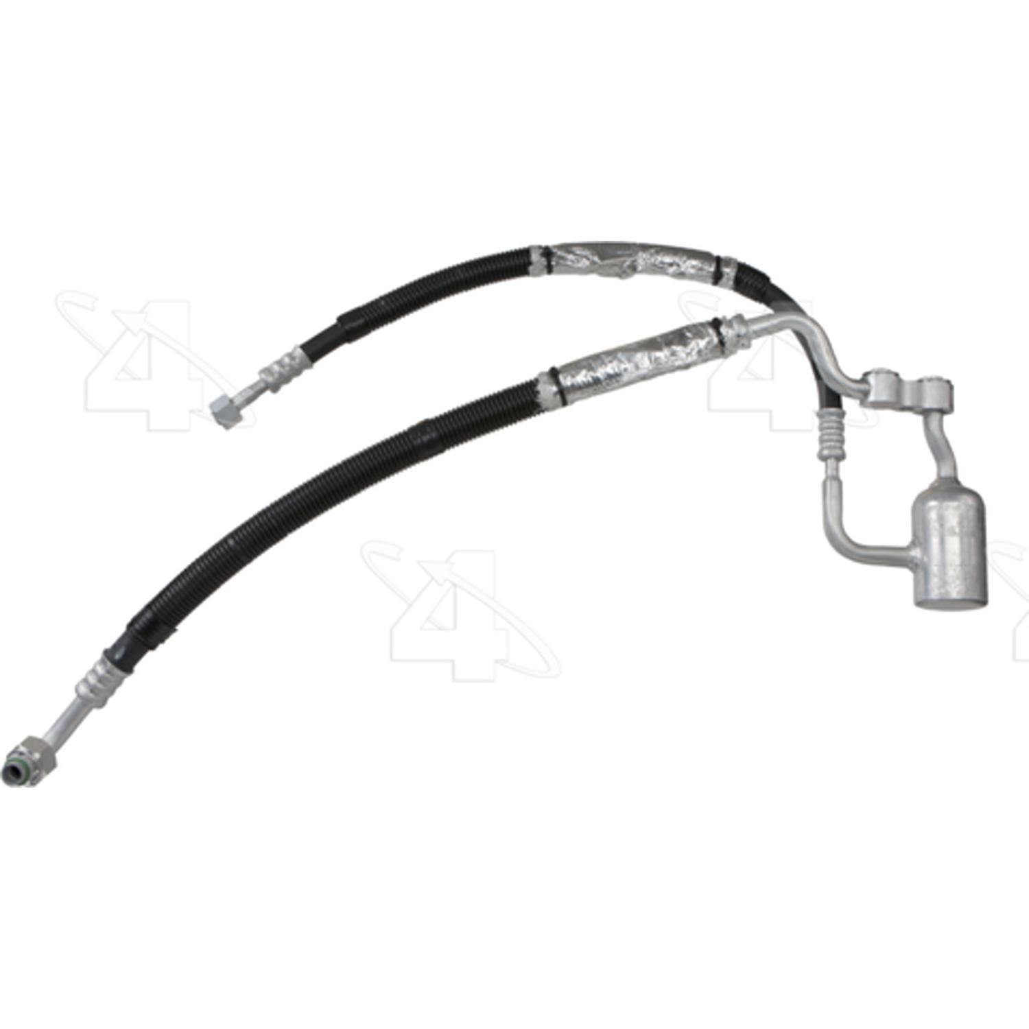 Four Seasons 55486 - A/C Refrigerant Discharge / Suction Hose Assembly Four Seasons 55486 A/C Manifold Hose Assembly product image 1 of 1