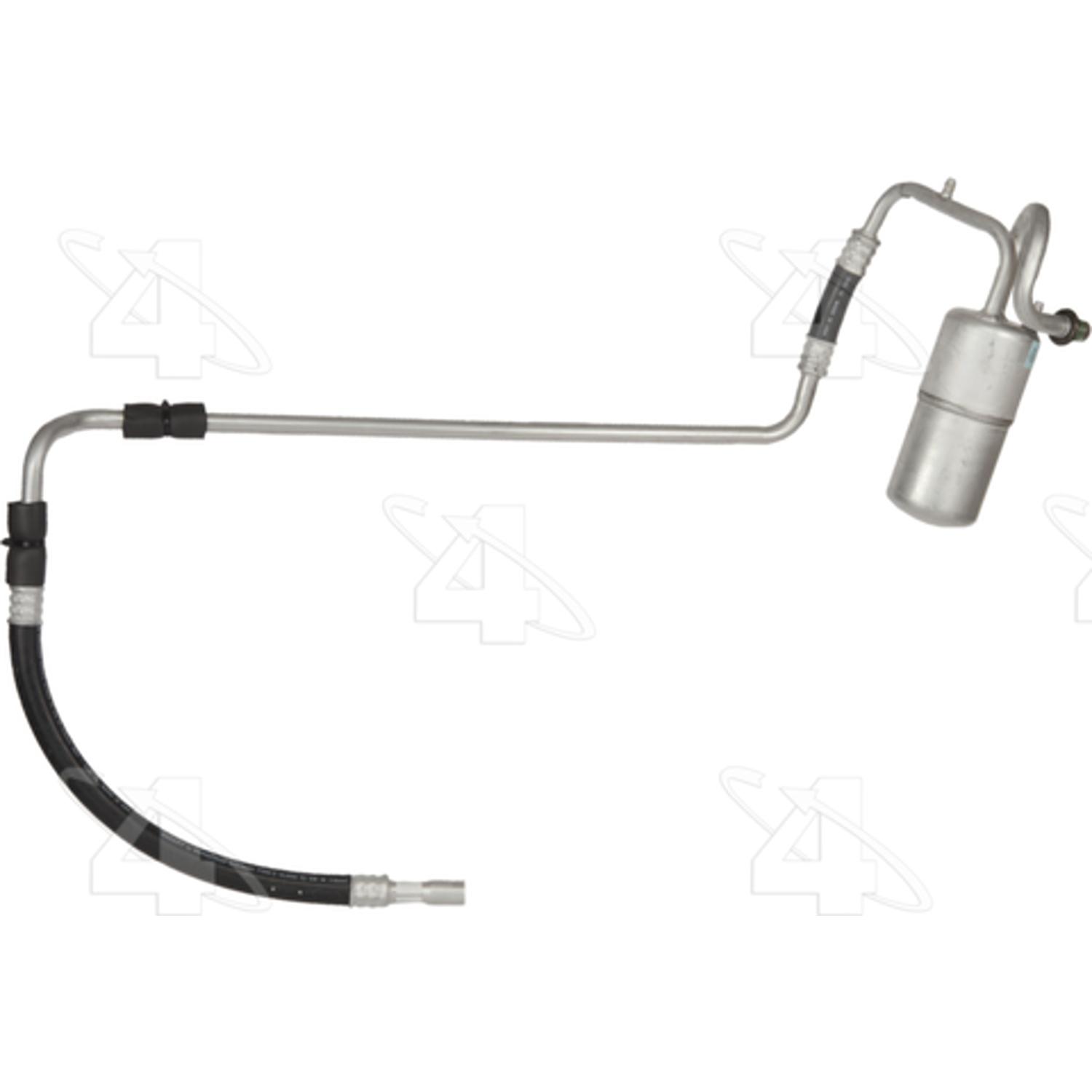 Four Seasons 55603 - A/C Refrigerant Suction Hose Four Seasons 55603 A/C Accumulator with Hose Assembly product image 1 of 4