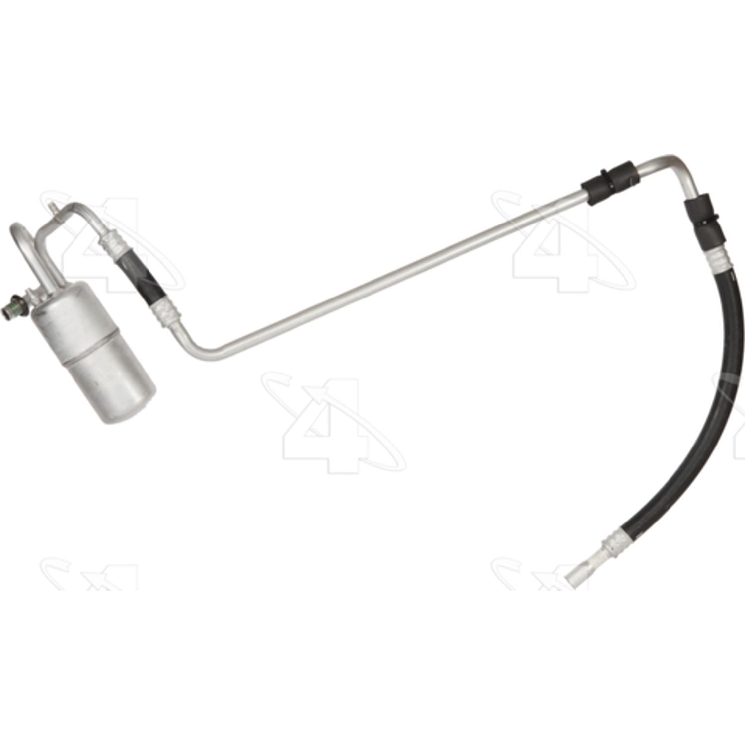 Four Seasons 55603 - A/C Refrigerant Suction Hose Four Seasons 55603 A/C Accumulator with Hose Assembly product image 2 of 4