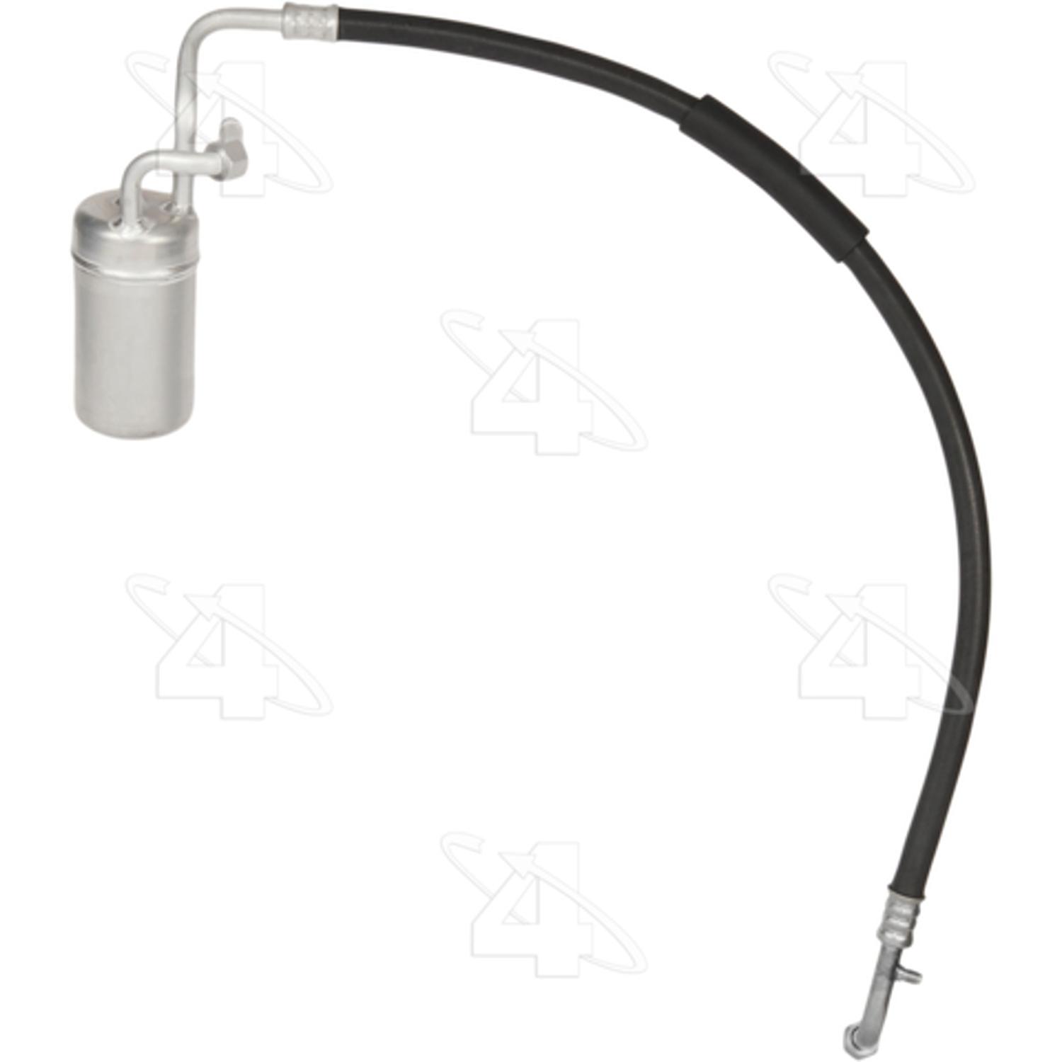 Four Seasons 55608 - A/C Refrigerant Suction Hose Four Seasons 55608 A/C Accumulator with Hose Assembly product image 2 of 4