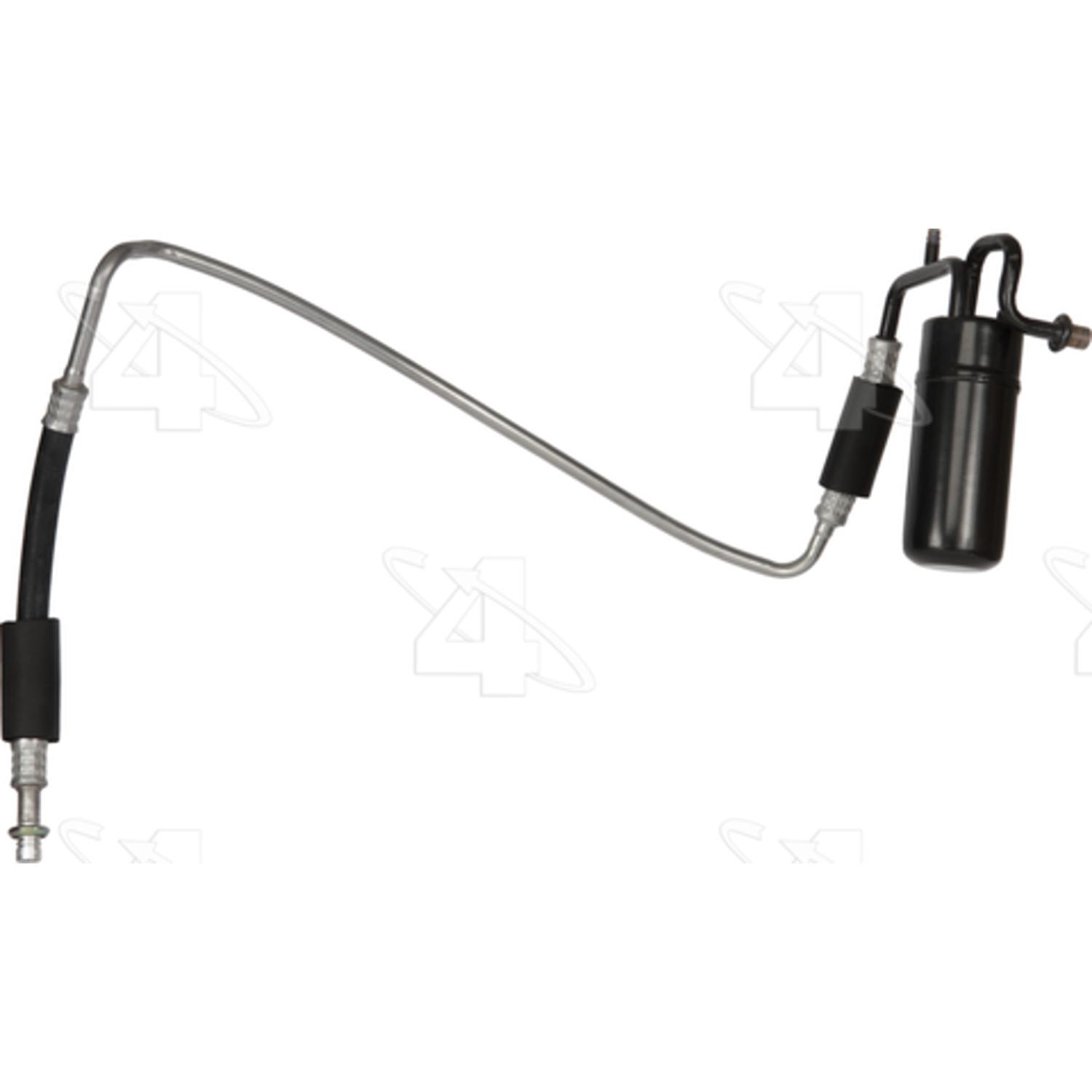 Four Seasons 55623 - A/C Refrigerant Suction Hose Four Seasons 55623 A/C Accumulator with Hose Assembly product image 1 of 4