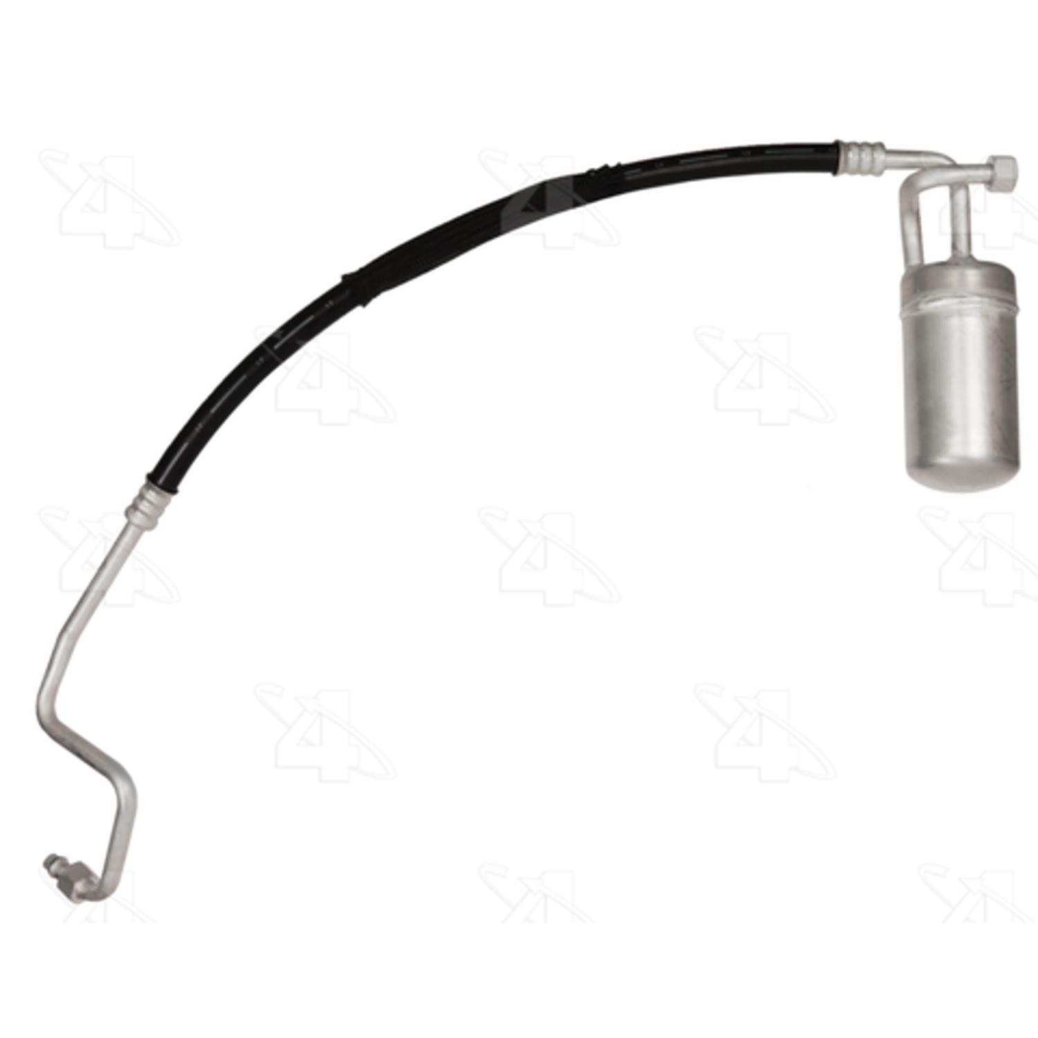 Four Seasons 55631 - A/C Refrigerant Suction Hose Four Seasons 55631 A/C Accumulator with Hose Assembly product image 1 of 1