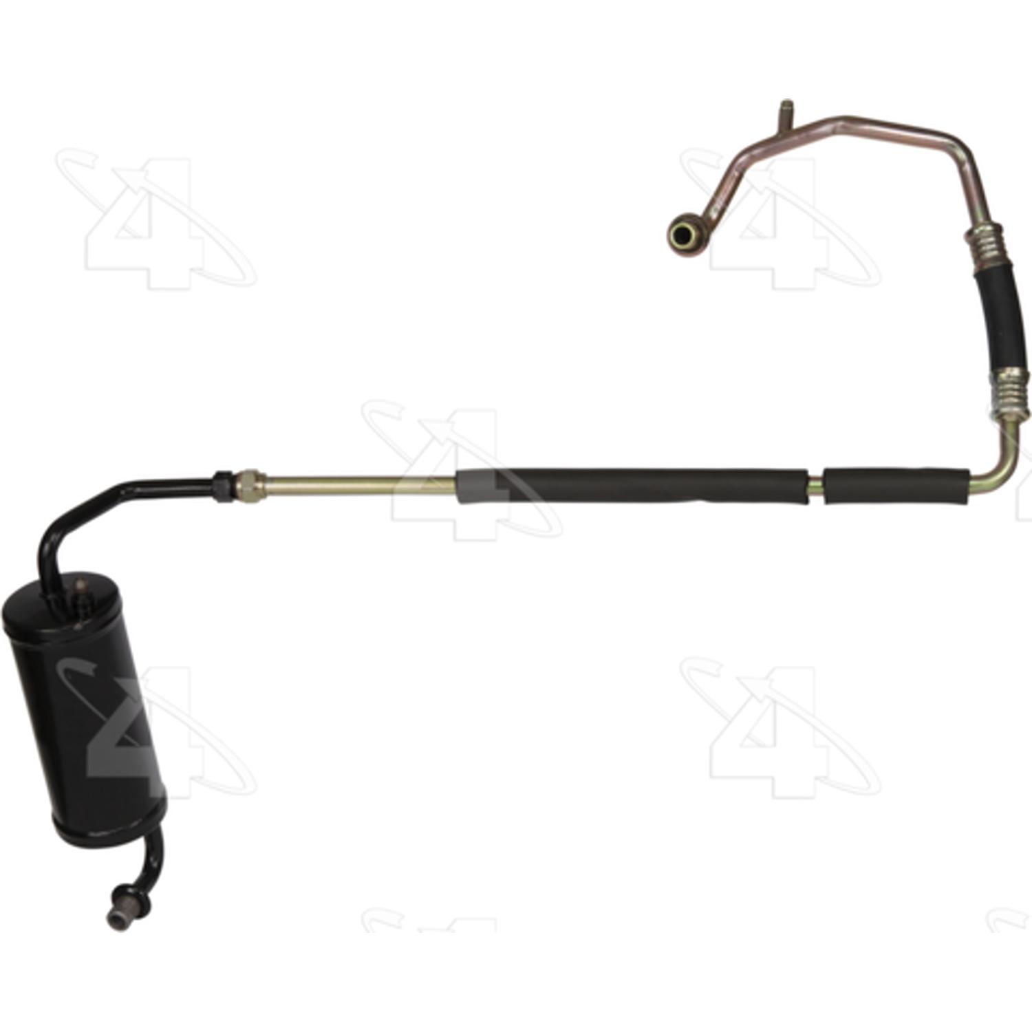 Four Seasons 55641 - A/C Refrigerant Suction Hose Four Seasons 55641 A/C Accumulator with Hose Assembly product image 1 of 4