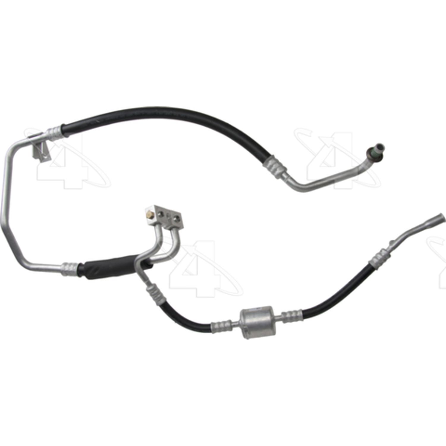 Four Seasons 55651 - A/C Refrigerant Discharge / Suction Hose Assembly Four Seasons 55651 A/C Manifold Hose Assembly product image 1 of 1