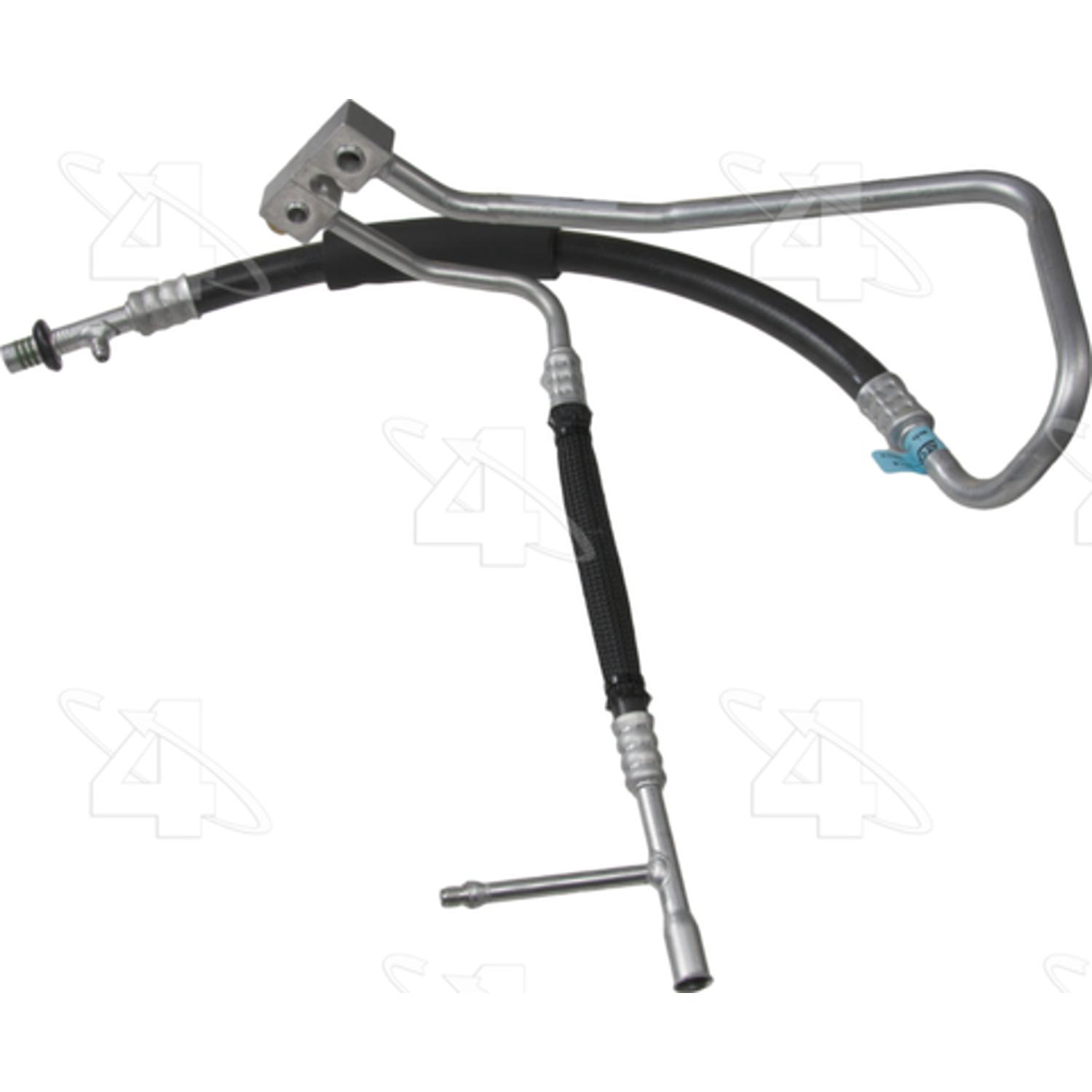Four Seasons 55683 - A/C Refrigerant Discharge / Suction Hose Assembly Four Seasons 55683 A/C Manifold Hose Assembly product image 1 of 1