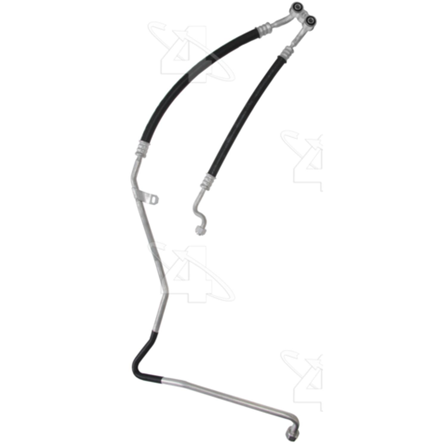Four Seasons 55733 - A/C Refrigerant Discharge / Suction Hose Assembly Four Seasons 55733 A/C Manifold Hose Assembly product image 1 of 4