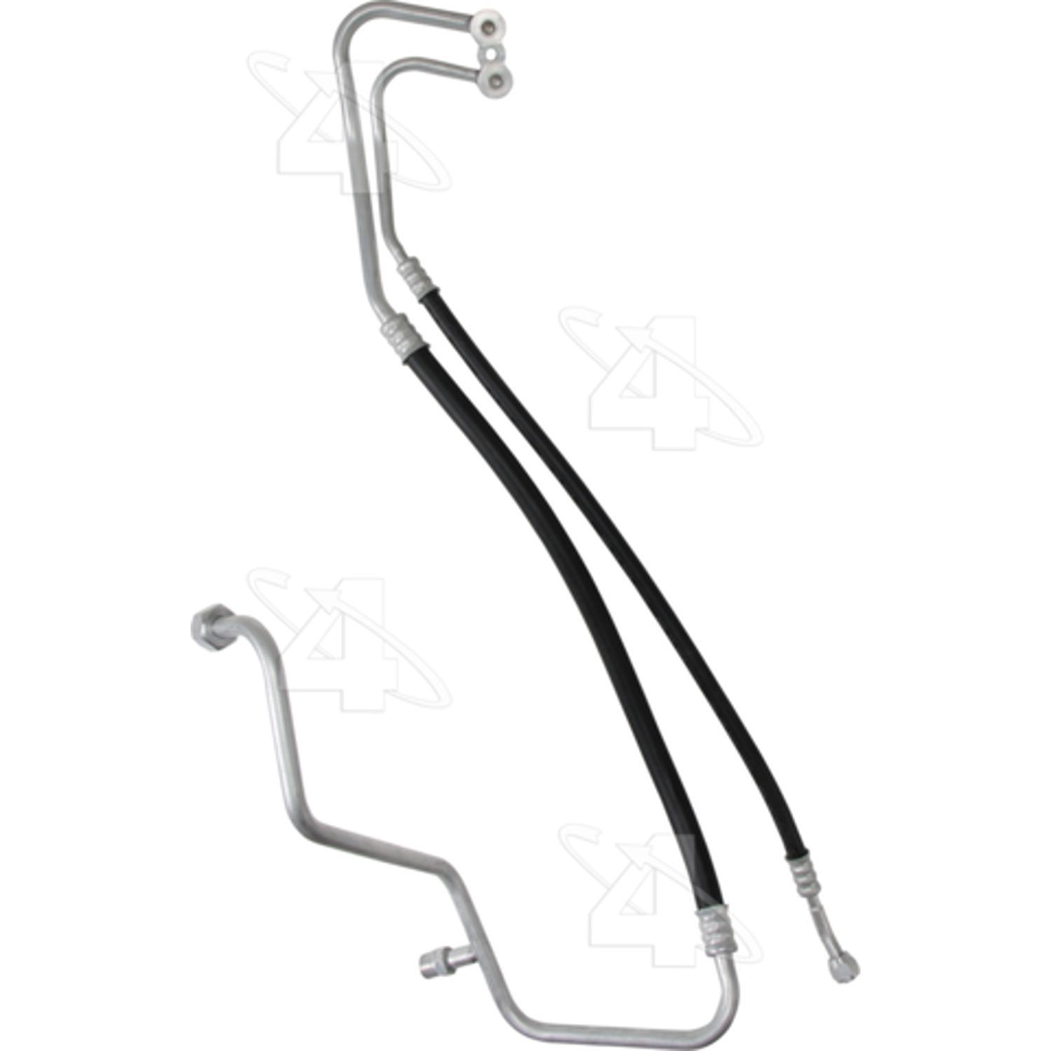 Four Seasons 55743 - A/C Refrigerant Discharge / Suction Hose Assembly Four Seasons 55743 A/C Manifold Hose Assembly product image 2 of 3