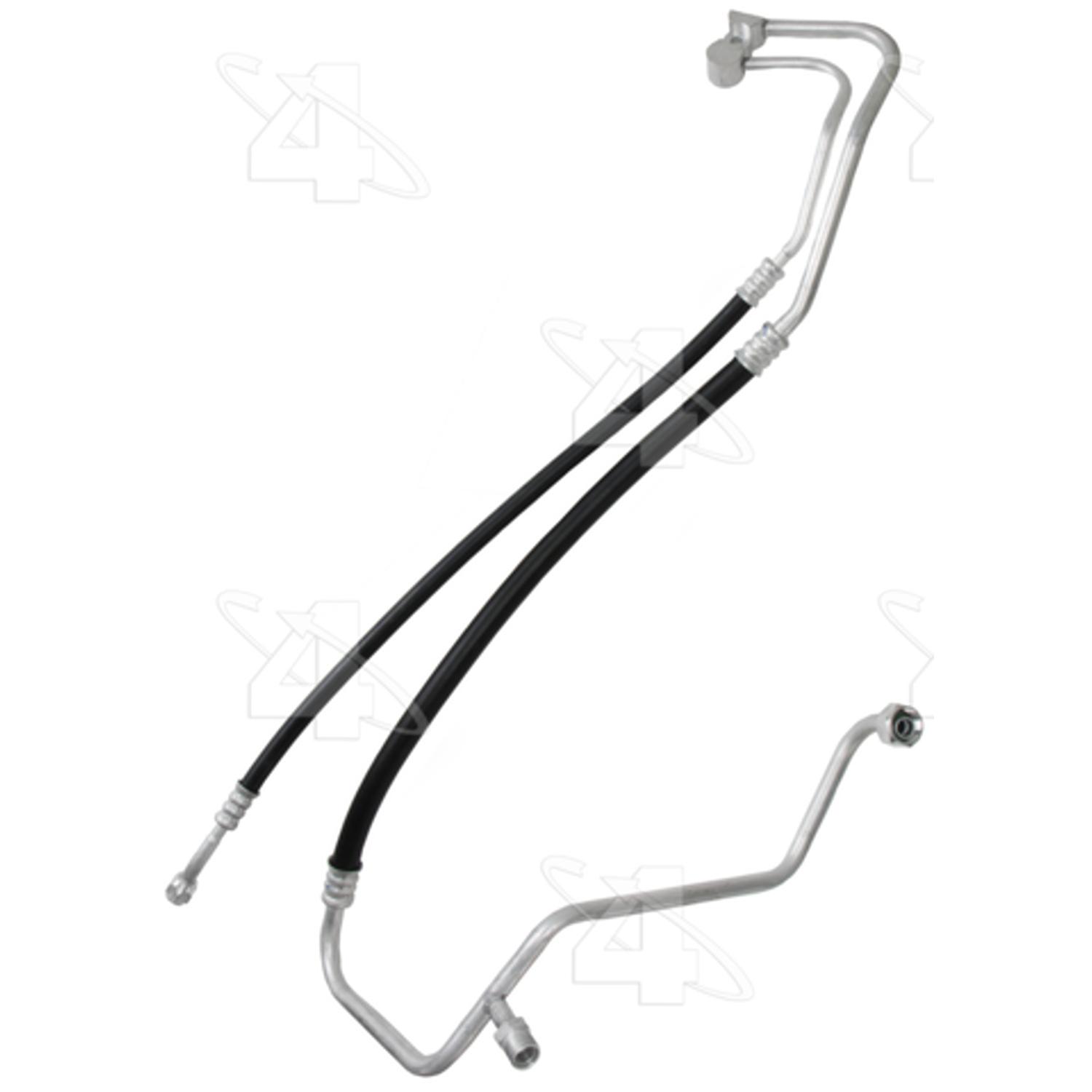 Four Seasons 55743 - A/C Refrigerant Discharge / Suction Hose Assembly Four Seasons 55743 A/C Manifold Hose Assembly product image 3 of 3