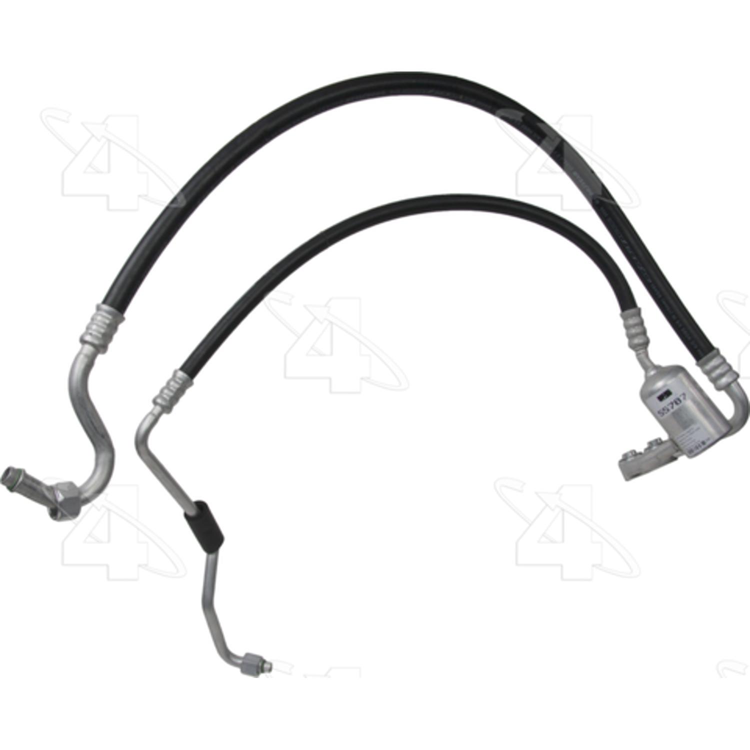 Four Seasons 55787 - A/C Refrigerant Discharge / Suction Hose Assembly Four Seasons 55787 A/C Manifold Hose Assembly product image 1 of 1