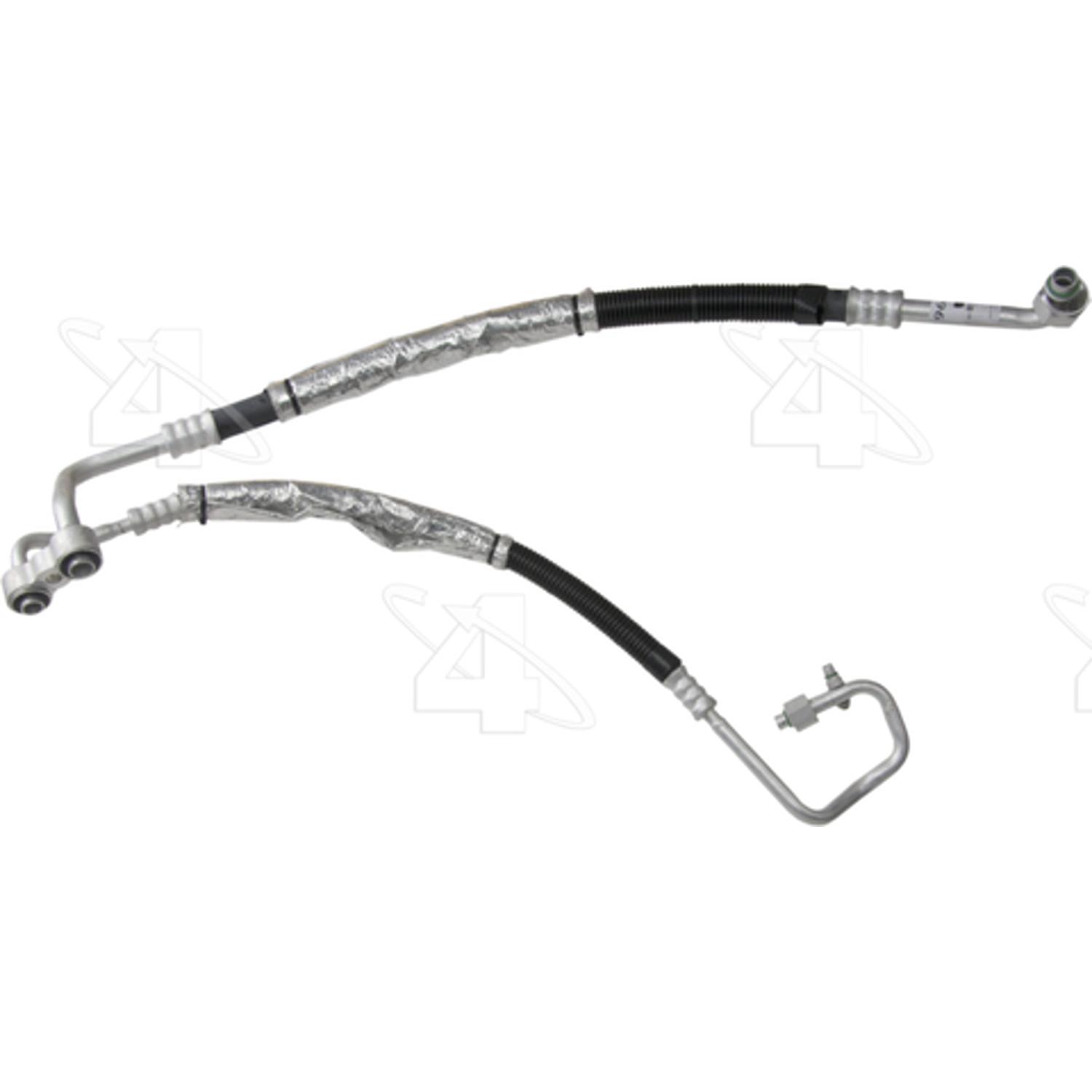 Four Seasons 55796 - A/C Refrigerant Discharge / Suction Hose Assembly Four Seasons 55796 A/C Manifold Hose Assembly product image 1 of 1