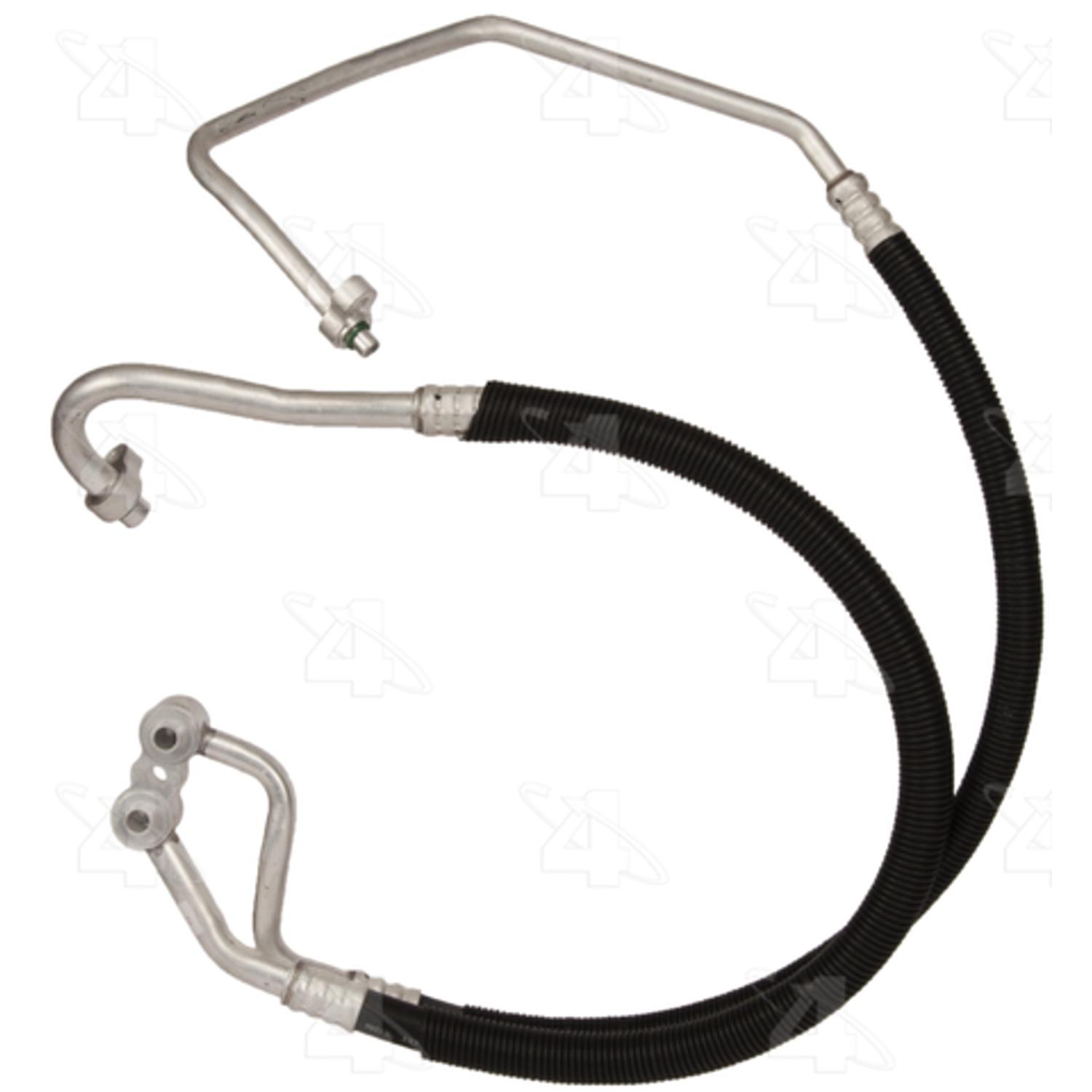 Four Seasons 55827 - A/C Refrigerant Discharge / Suction Hose Assembly Four Seasons 55827 A/C Manifold Hose Assembly product image 1 of 4