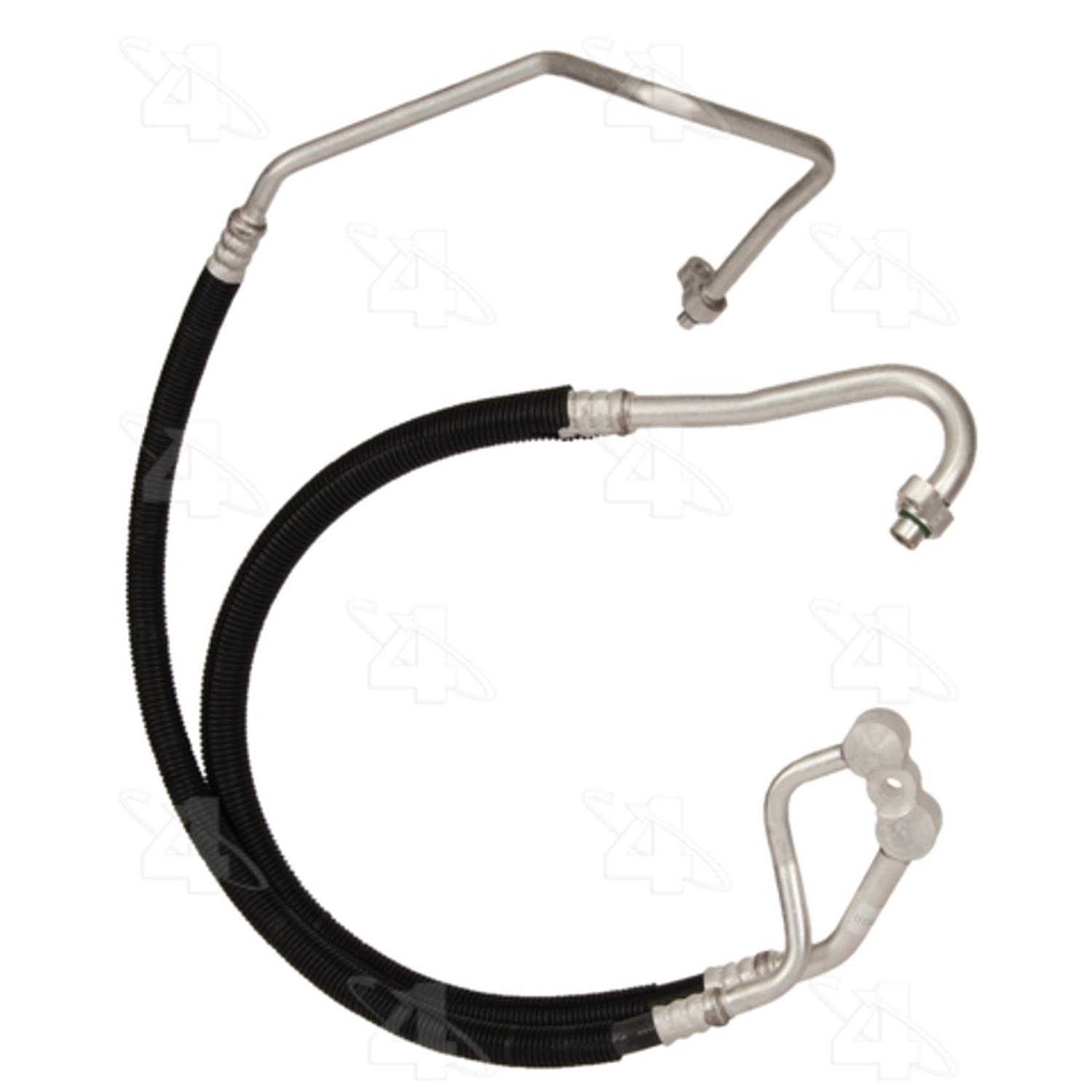 Four Seasons 55827 - A/C Refrigerant Discharge / Suction Hose Assembly Four Seasons 55827 A/C Manifold Hose Assembly product image 2 of 4