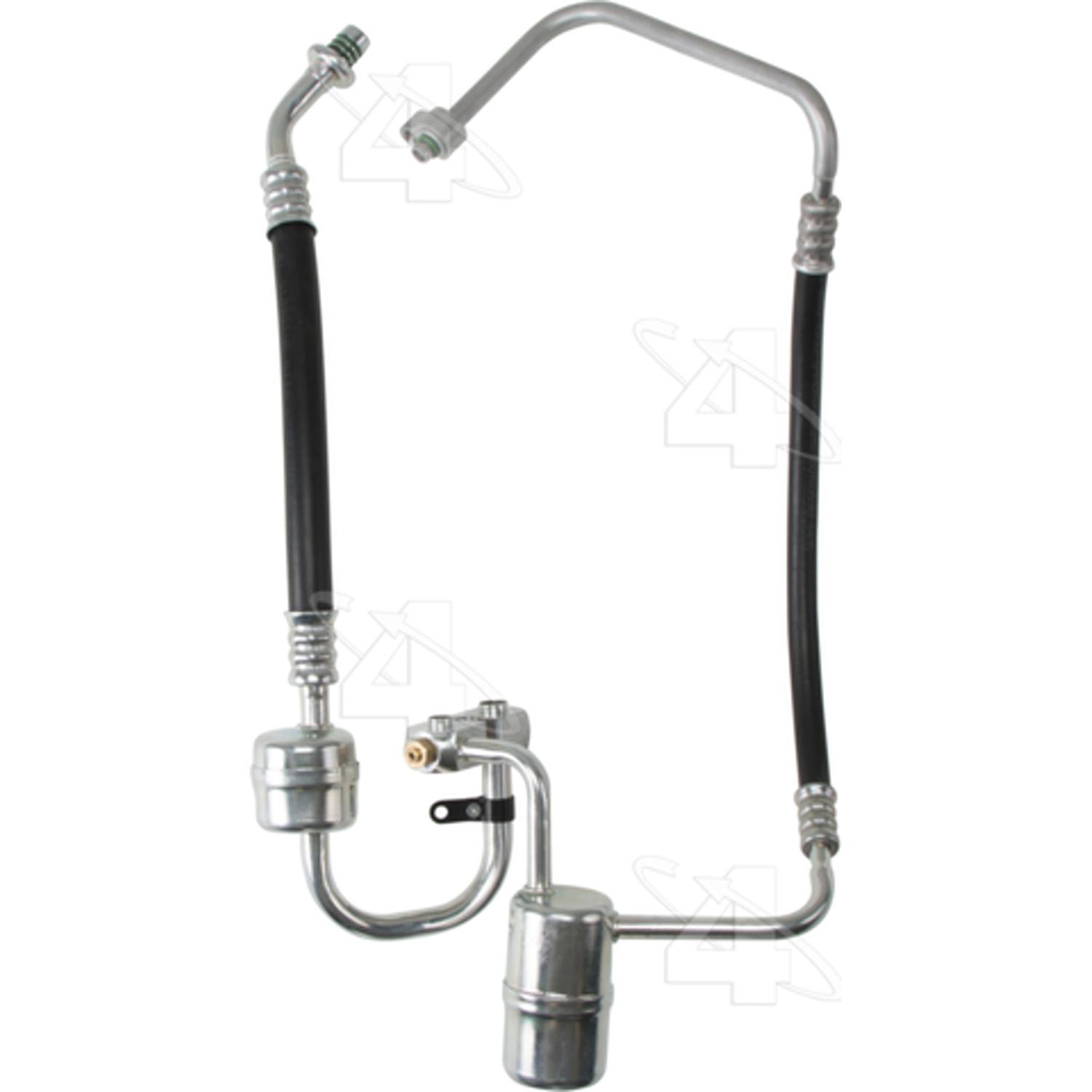 Four Seasons 55837 - A/C Refrigerant Discharge / Suction Hose Assembly Four Seasons 55837 A/C Manifold Hose Assembly product image 1 of 5