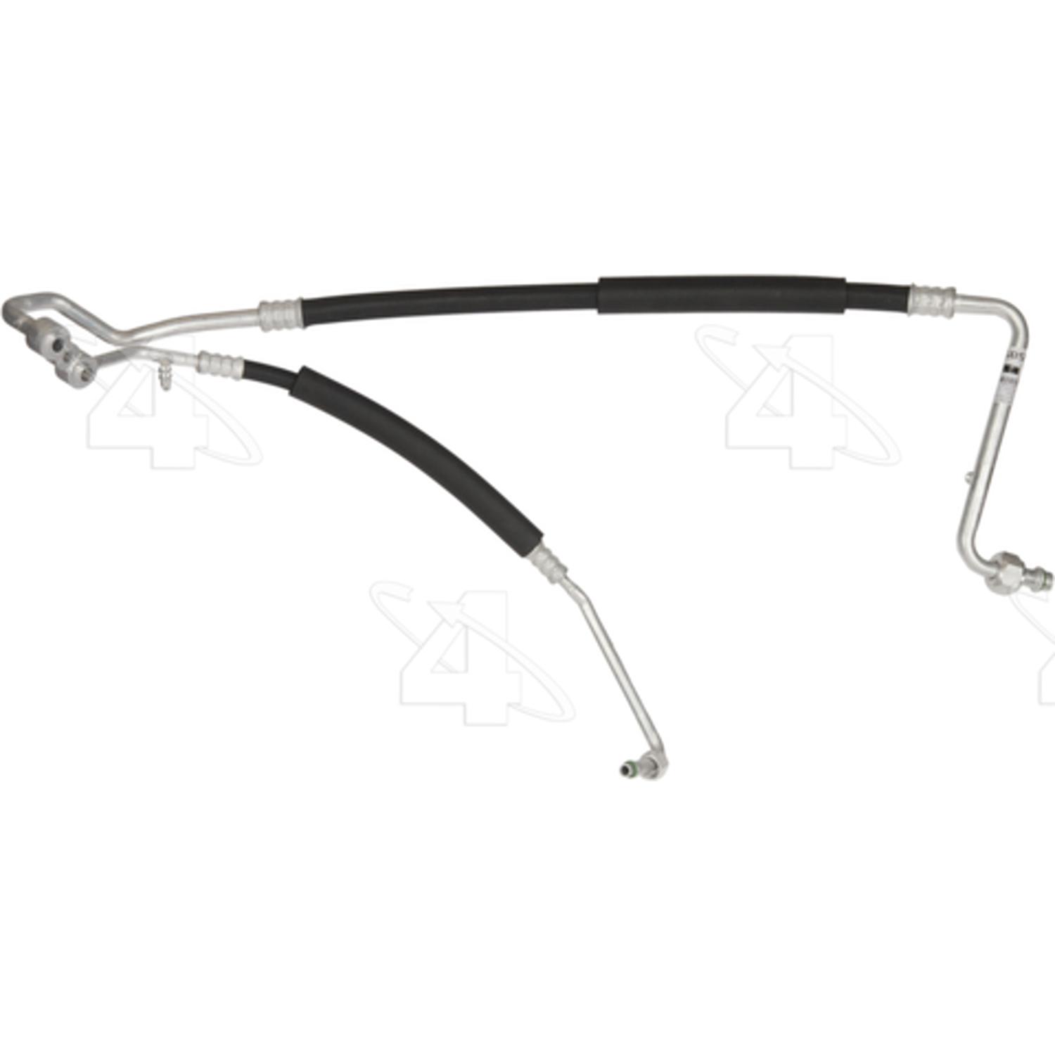 Four Seasons 55852 - A/C Refrigerant Discharge / Suction Hose Assembly Four Seasons 55852 A/C Manifold Hose Assembly product image 1 of 2