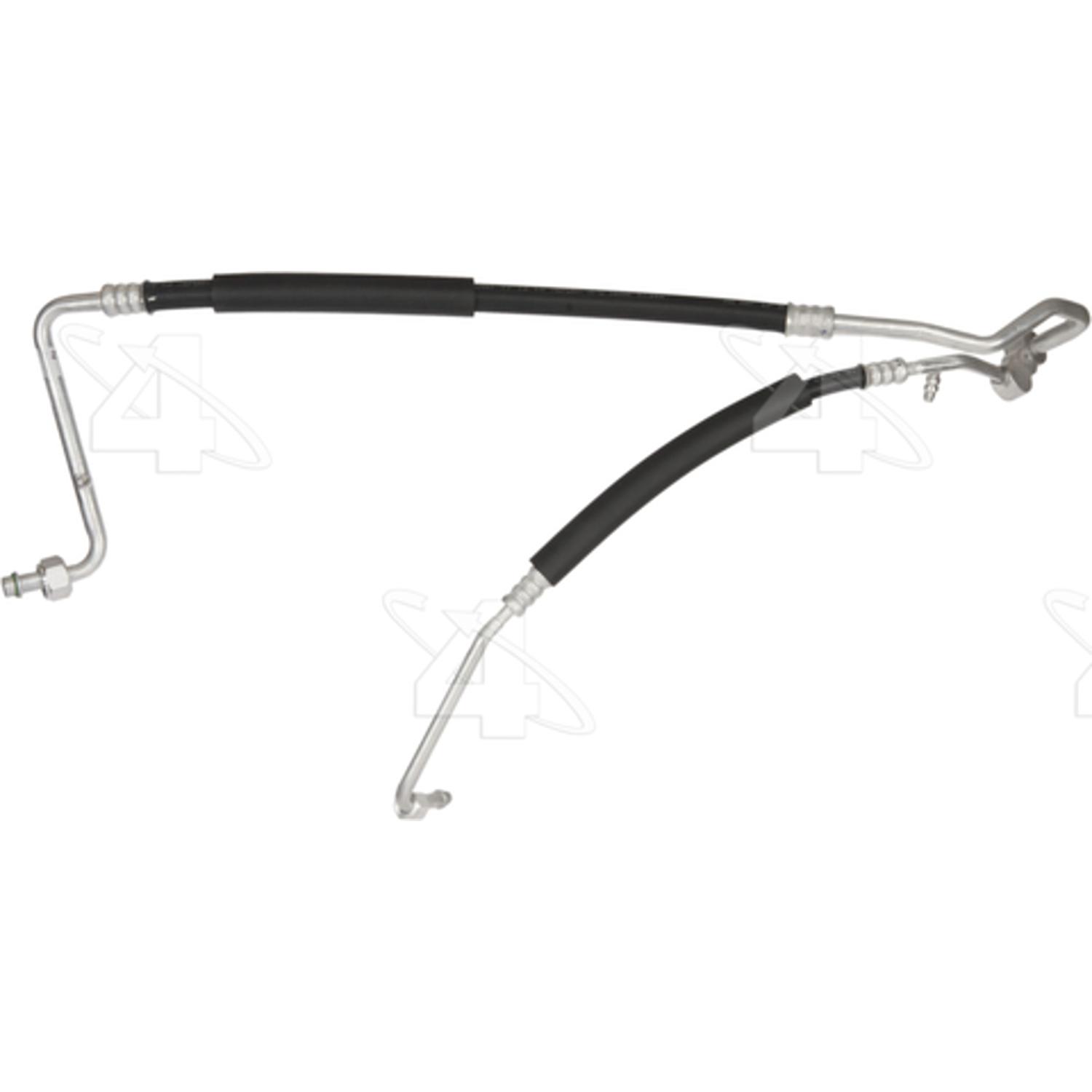 Four Seasons 55852 - A/C Refrigerant Discharge / Suction Hose Assembly Four Seasons 55852 A/C Manifold Hose Assembly product image 2 of 2