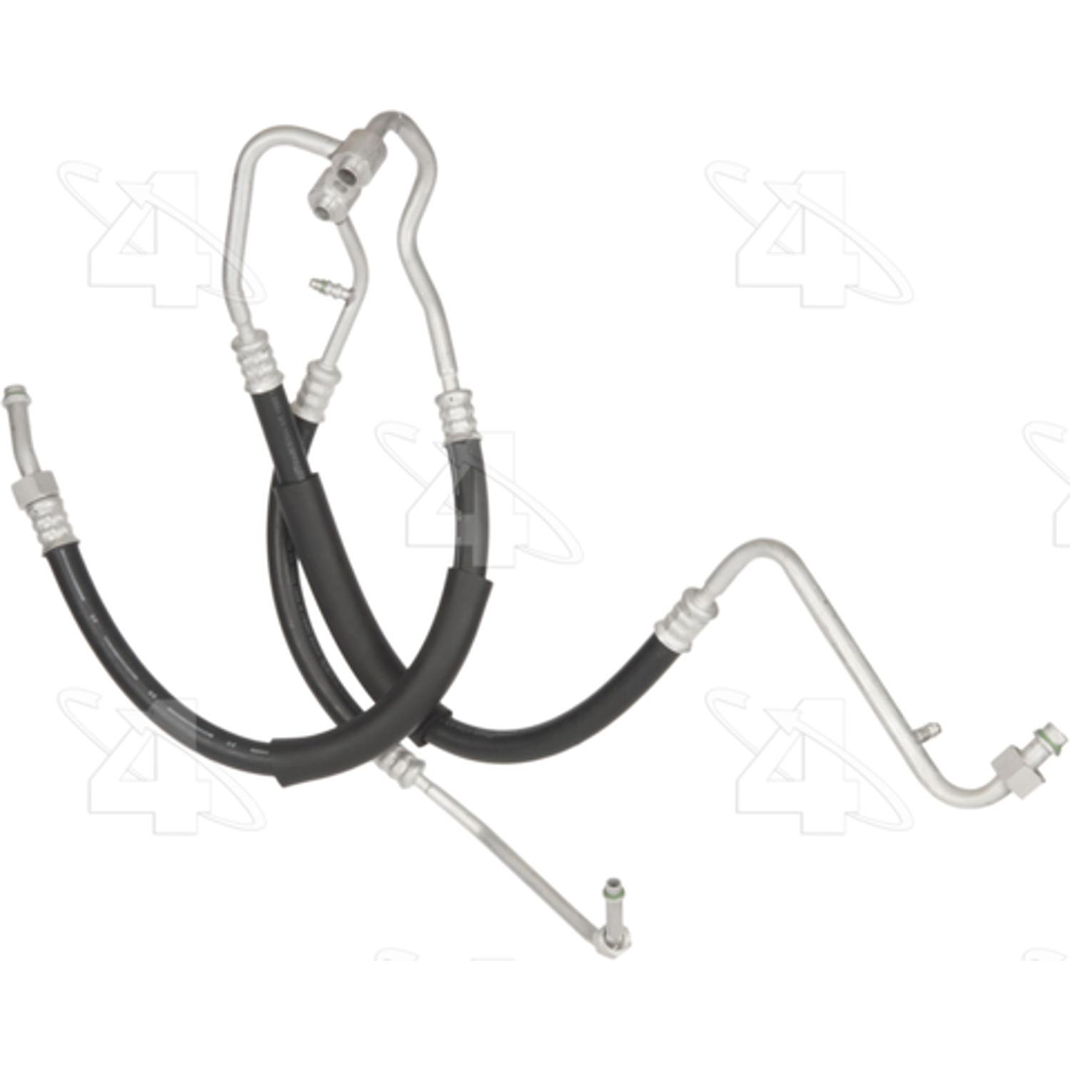 Four Seasons 55869 - A/C Refrigerant Discharge / Suction Hose Assembly Four Seasons 55869 A/C Manifold Hose Assembly product image 1 of 2