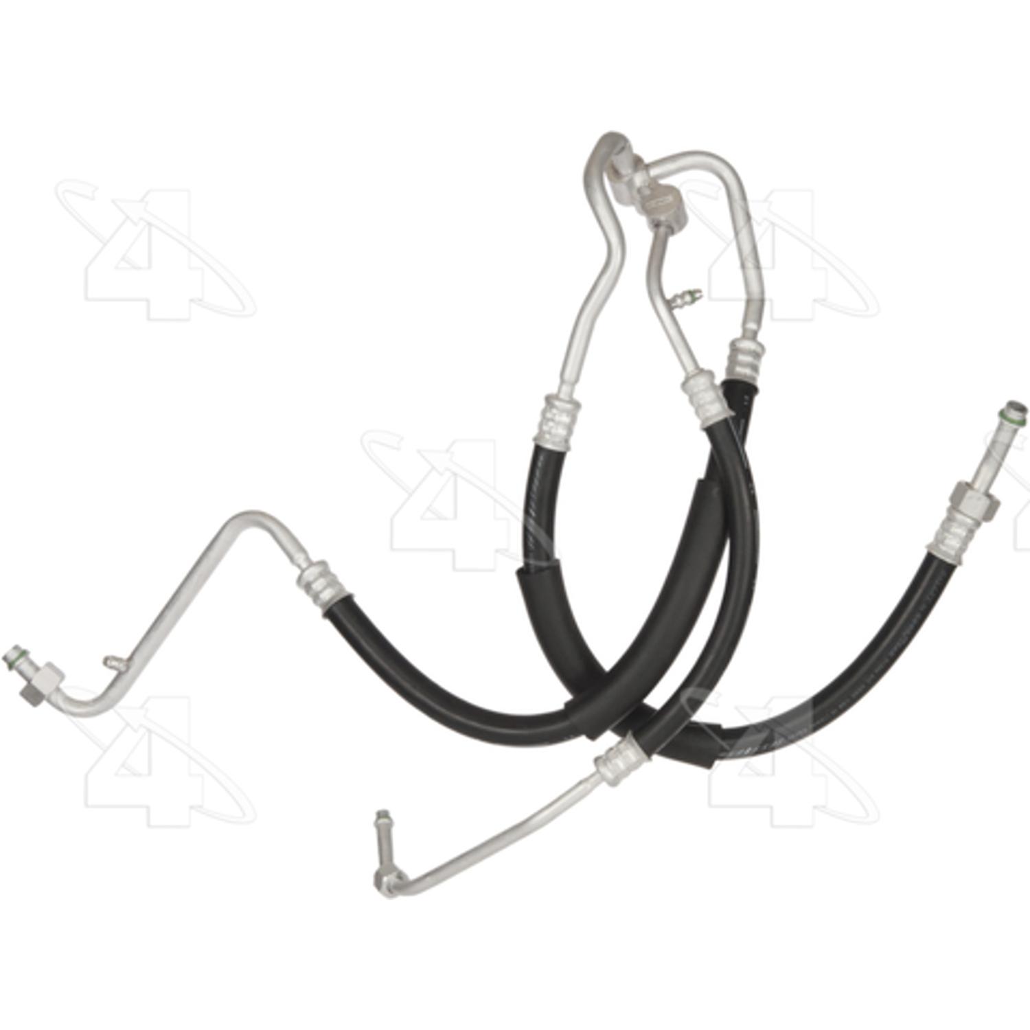 Four Seasons 55869 - A/C Refrigerant Discharge / Suction Hose Assembly Four Seasons 55869 A/C Manifold Hose Assembly product image 2 of 2