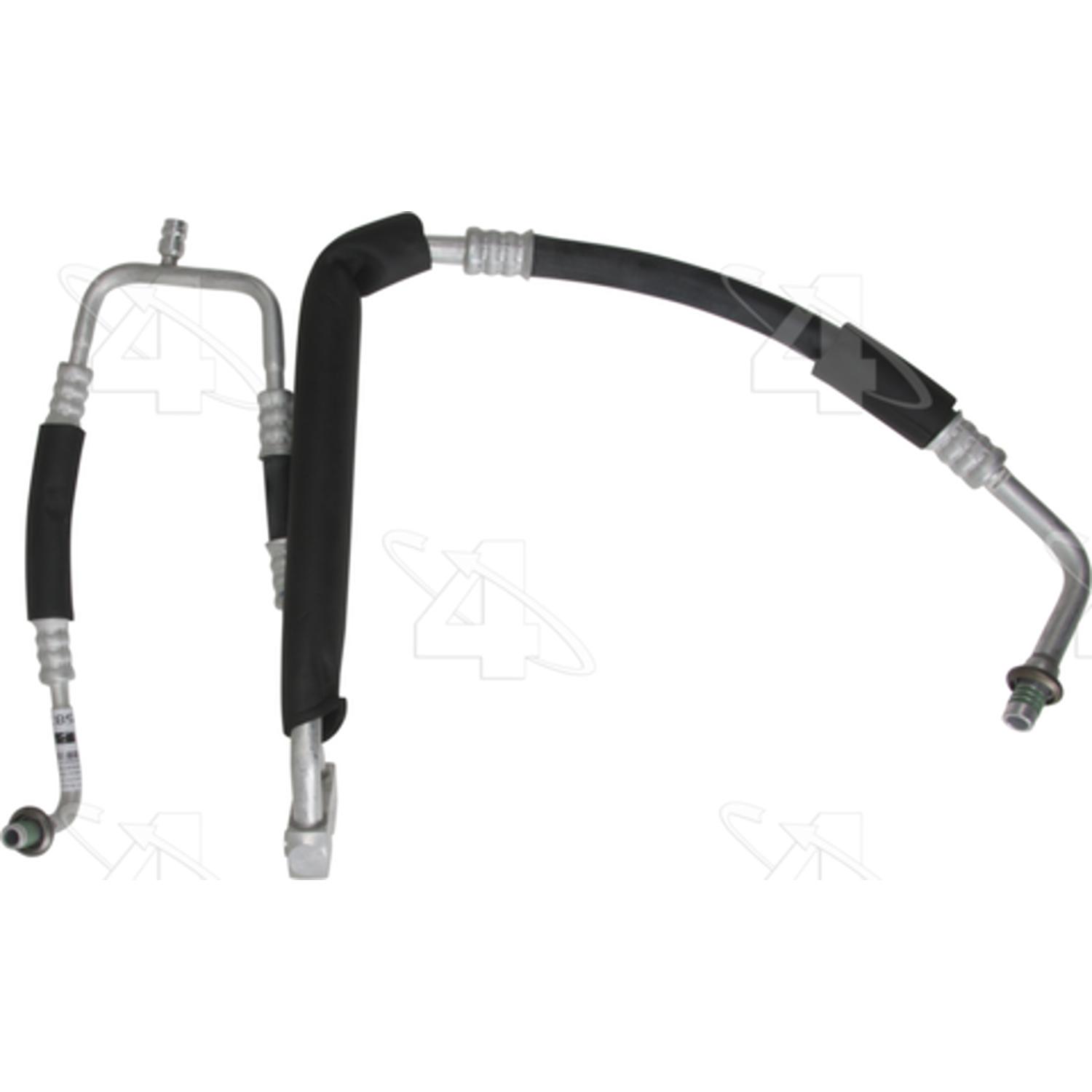Four Seasons 55872 - A/C Refrigerant Discharge / Suction Hose Assembly Four Seasons 55872 A/C Manifold Hose Assembly product image 2 of 3