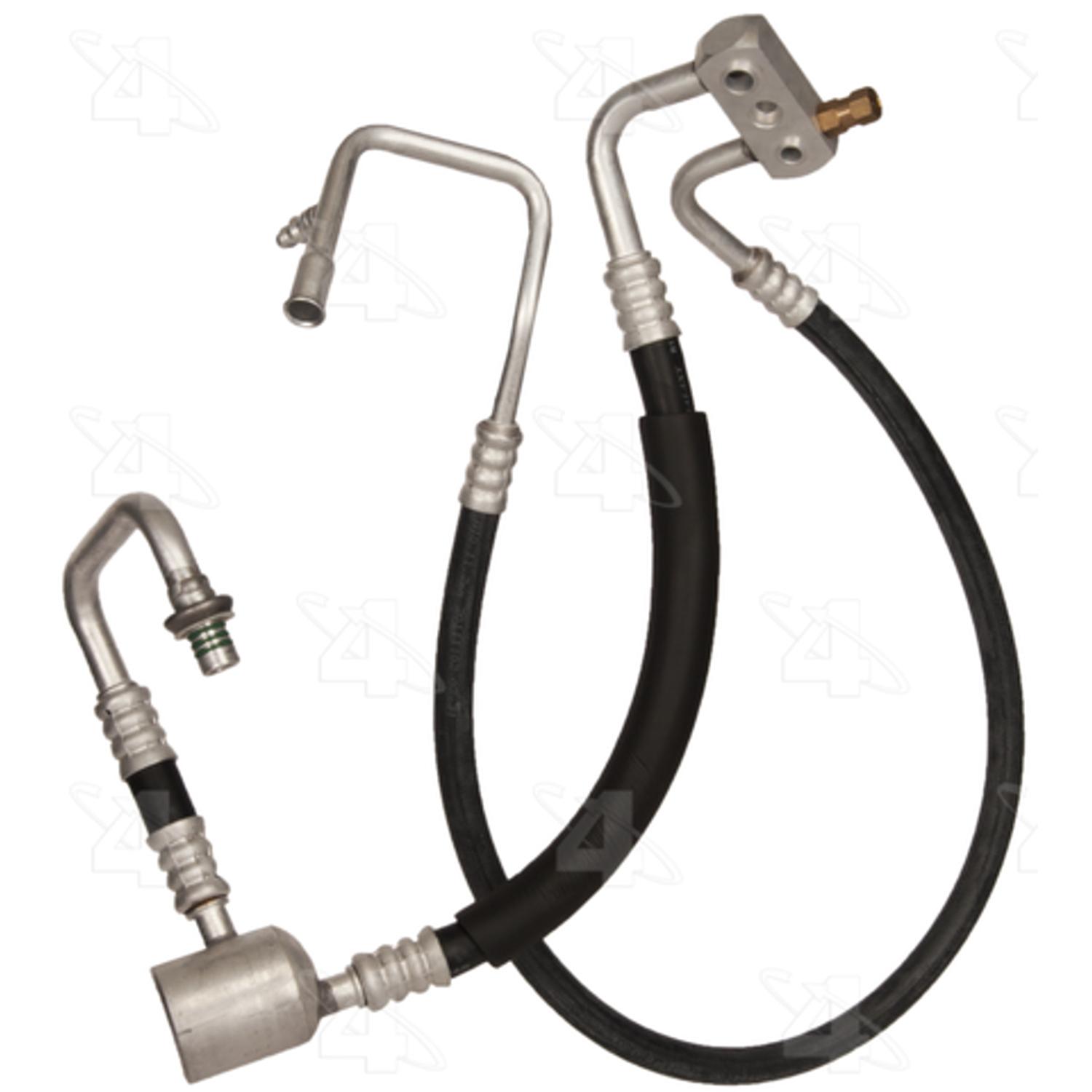 Four Seasons 55907 - A/C Refrigerant Discharge / Suction Hose Assembly Four Seasons 55907 A/C Manifold Hose Assembly product image 1 of 5