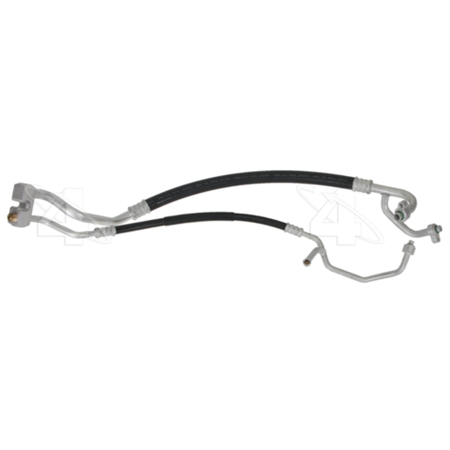 Four Seasons 55908 - A/C Refrigerant Discharge / Suction Hose Assembly Four Seasons 55908 A/C Manifold Hose Assembly product image 1 of 8