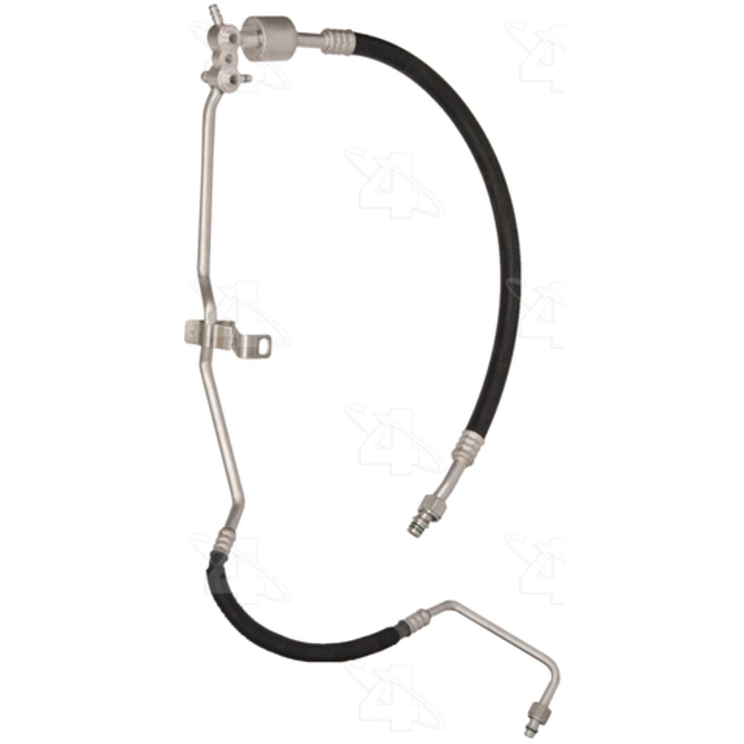 Four Seasons 55909 - A/C Refrigerant Discharge / Suction Hose Assembly Four Seasons 55909 A/C Manifold Hose Assembly product image 1 of 3