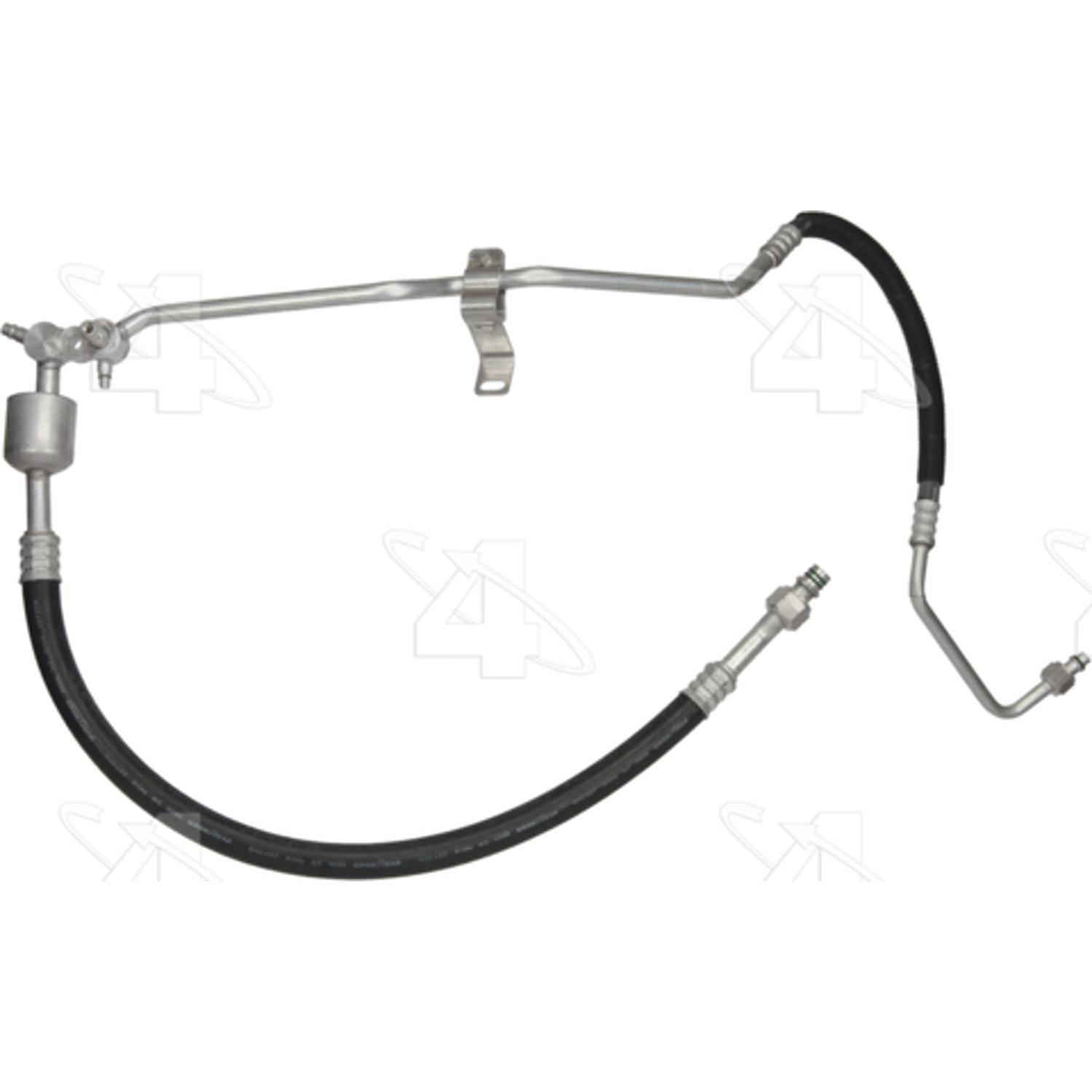 Four Seasons 55909 - A/C Refrigerant Discharge / Suction Hose Assembly Four Seasons 55909 A/C Manifold Hose Assembly product image 2 of 3