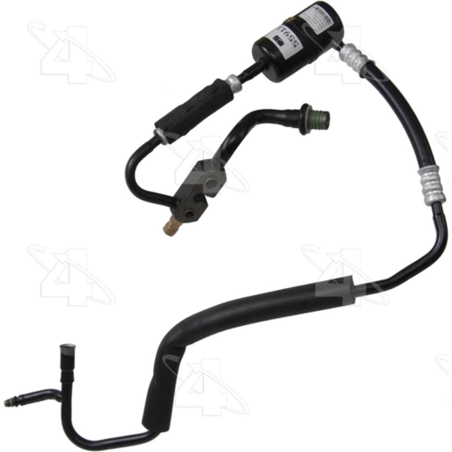 Four Seasons 55911 - A/C Refrigerant Discharge / Suction Hose Assembly Four Seasons 55911 A/C Manifold Hose Assembly product image 1 of 1