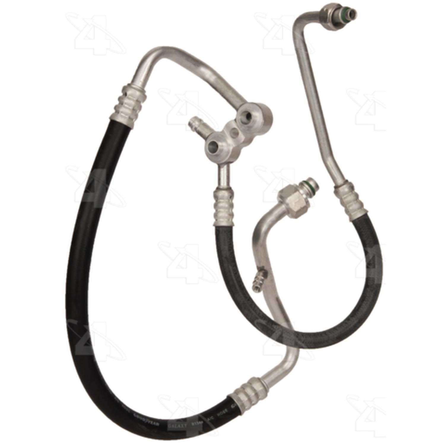Four Seasons 55912 - A/C Refrigerant Discharge / Suction Hose Assembly Four Seasons 55912 A/C Manifold Hose Assembly product image 1 of 4