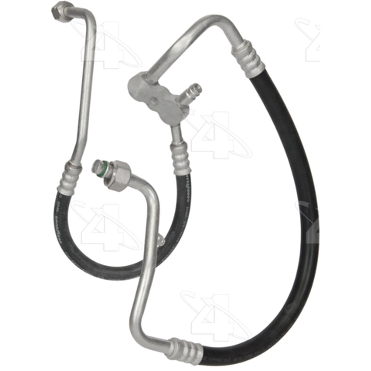 Four Seasons 55912 - A/C Refrigerant Discharge / Suction Hose Assembly Four Seasons 55912 A/C Manifold Hose Assembly product image 2 of 4