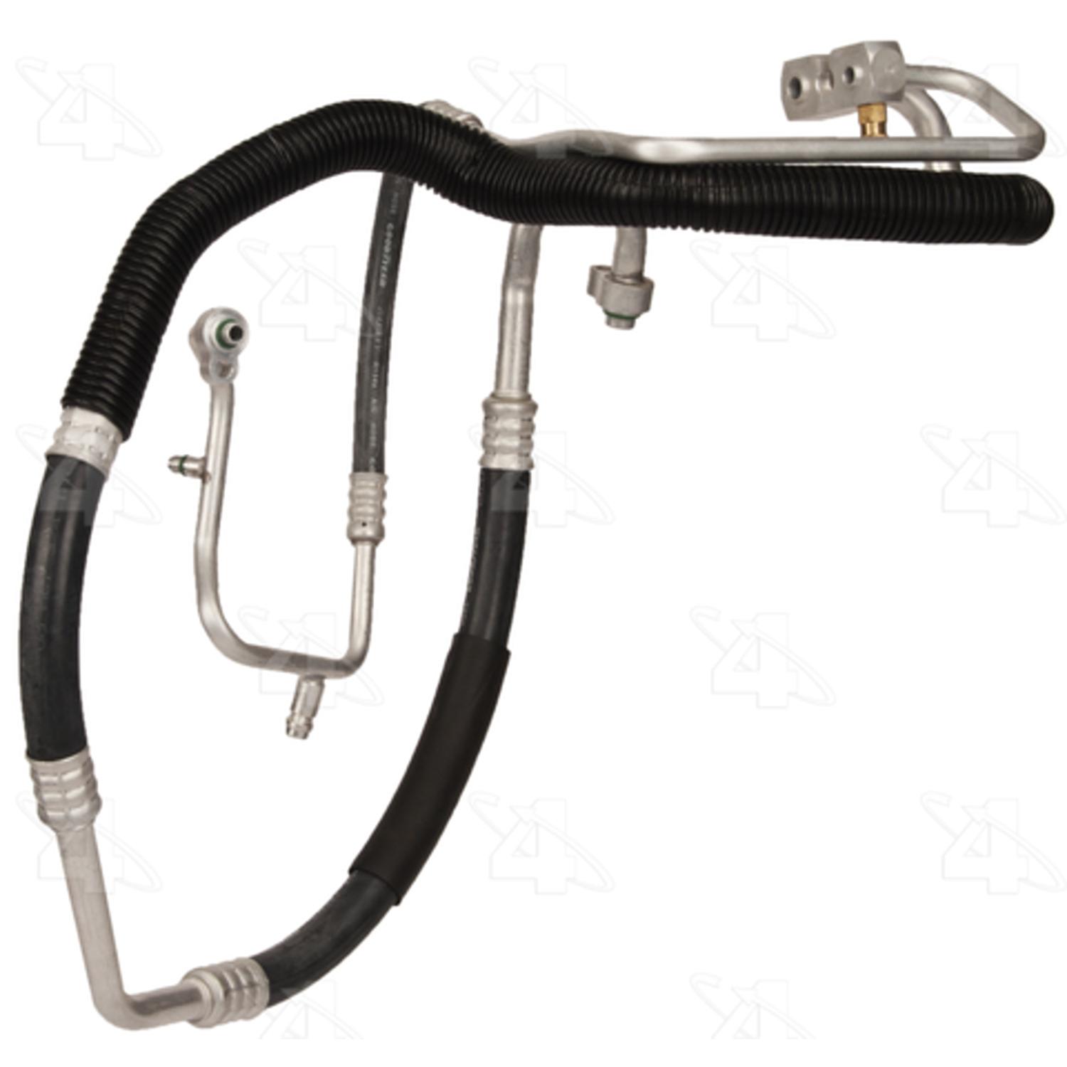 Four Seasons 55913 - A/C Refrigerant Discharge / Suction Hose Assembly Four Seasons 55913 A/C Manifold Hose Assembly product image 1 of 5