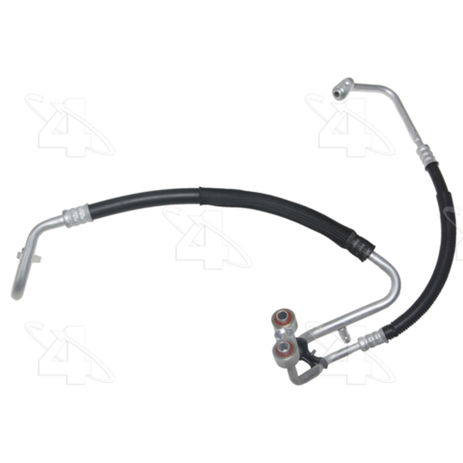 Four Seasons 55961 - A/C Refrigerant Discharge / Suction Hose Assembly Four Seasons 55961 A/C Manifold Hose Assembly product image 2 of 6