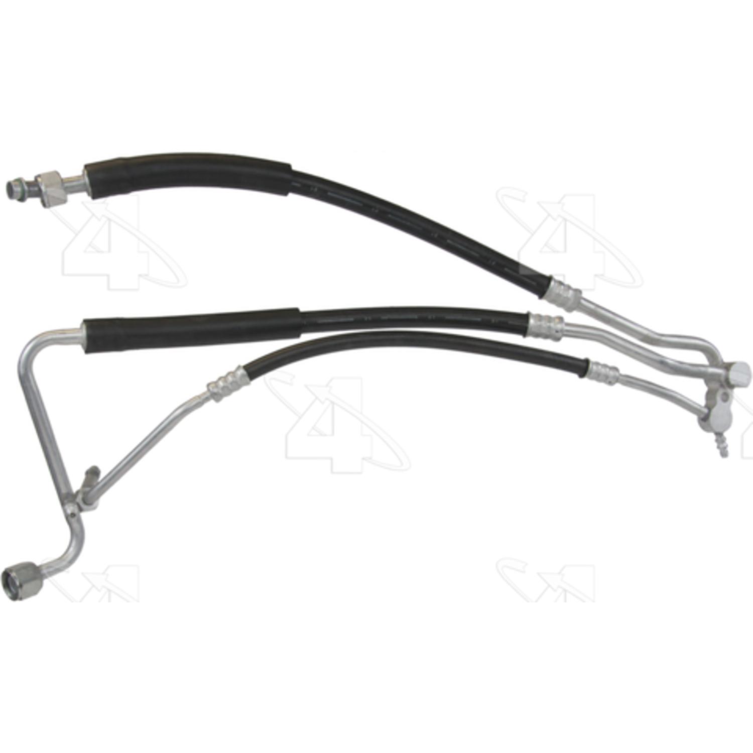 Four Seasons 55966 - A/C Refrigerant Discharge / Suction Hose Assembly Four Seasons 55966 A/C Manifold Hose Assembly product image 2 of 7