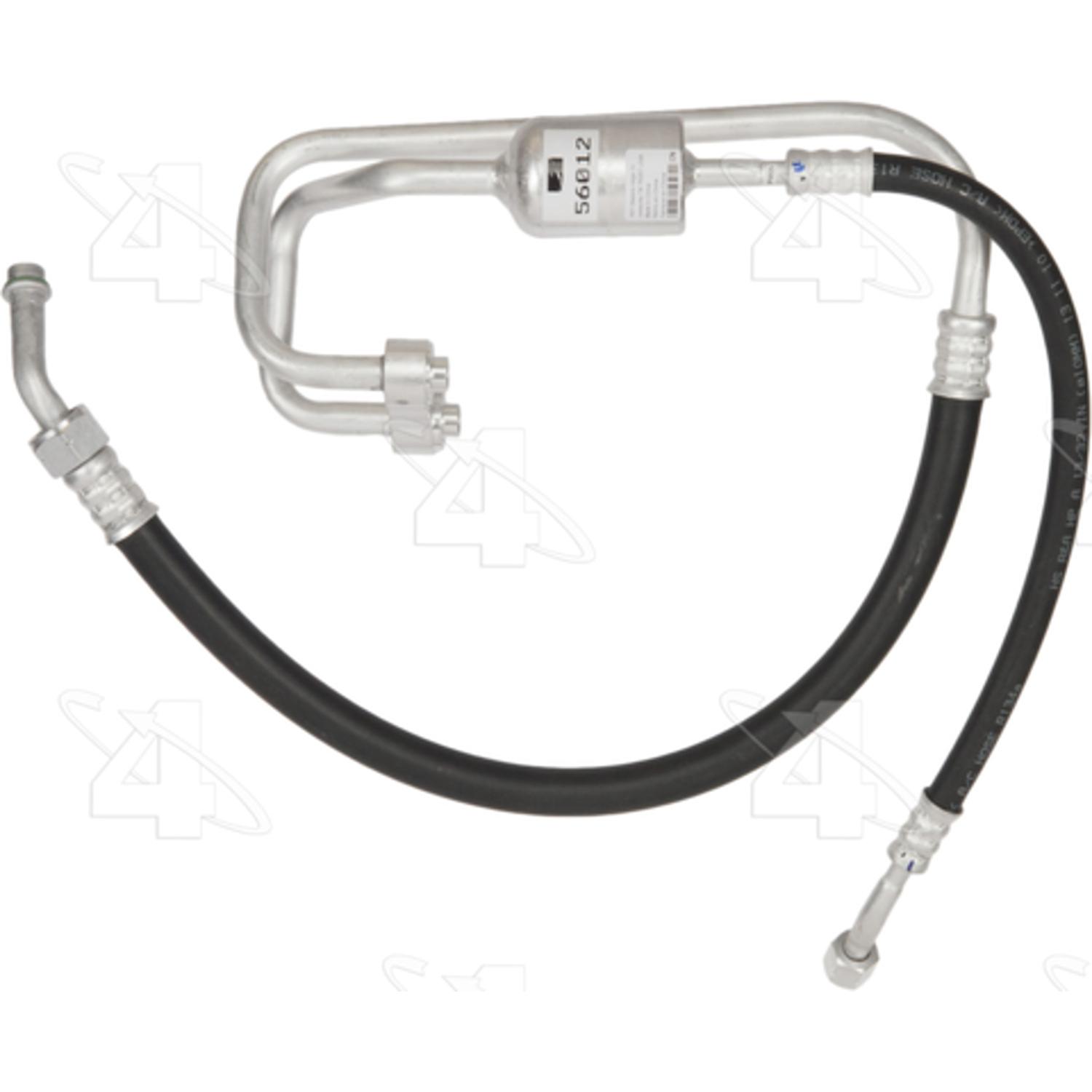 Four Seasons 56012 - A/C Refrigerant Discharge / Suction Hose Assembly Four Seasons 56012 A/C Manifold Hose Assembly product image 2 of 2