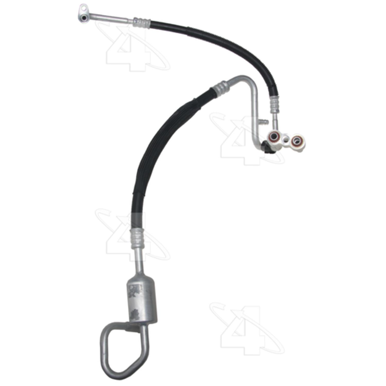 Four Seasons 56026 - A/C Refrigerant Discharge / Suction Hose Assembly Four Seasons 56026 A/C Manifold Hose Assembly product image 2 of 6
