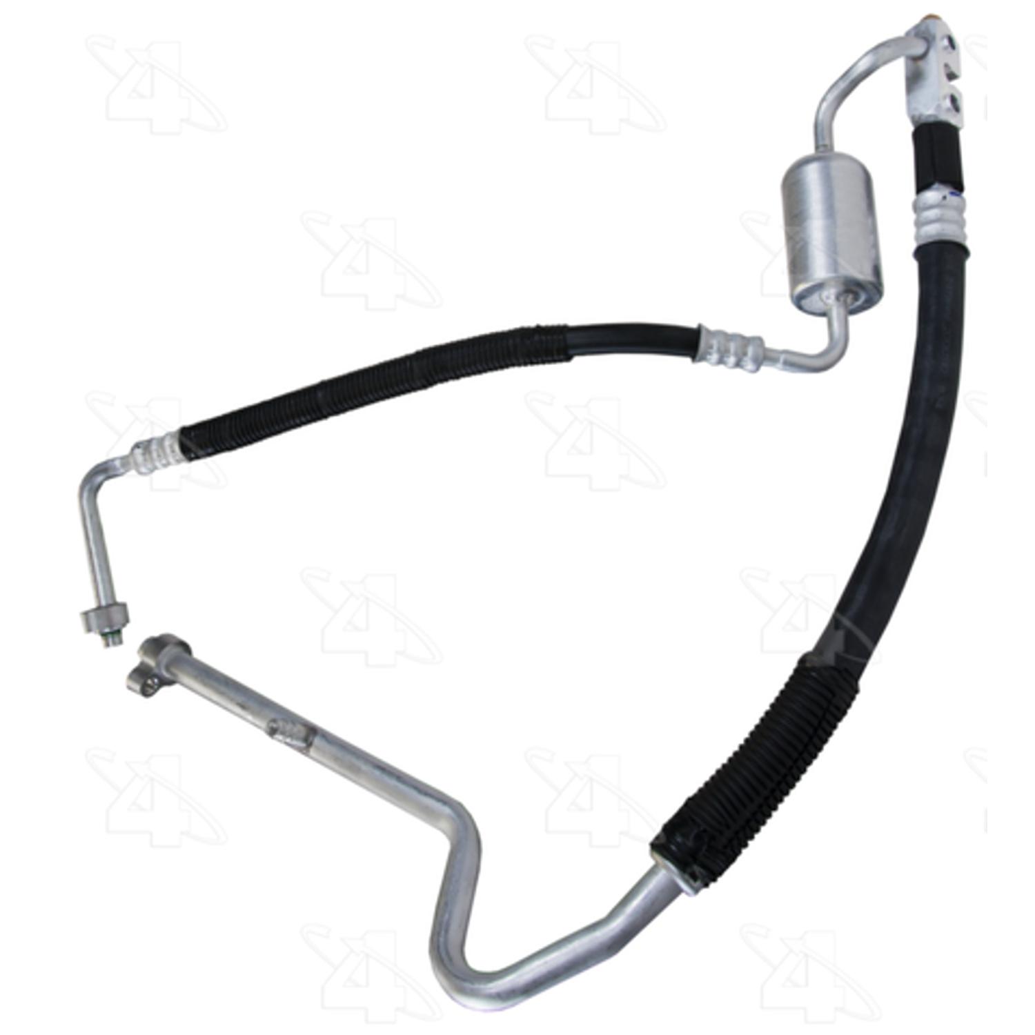 Four Seasons 56044 - A/C Refrigerant Discharge / Suction Hose Assembly Four Seasons 56044 A/C Manifold Hose Assembly product image 1 of 5