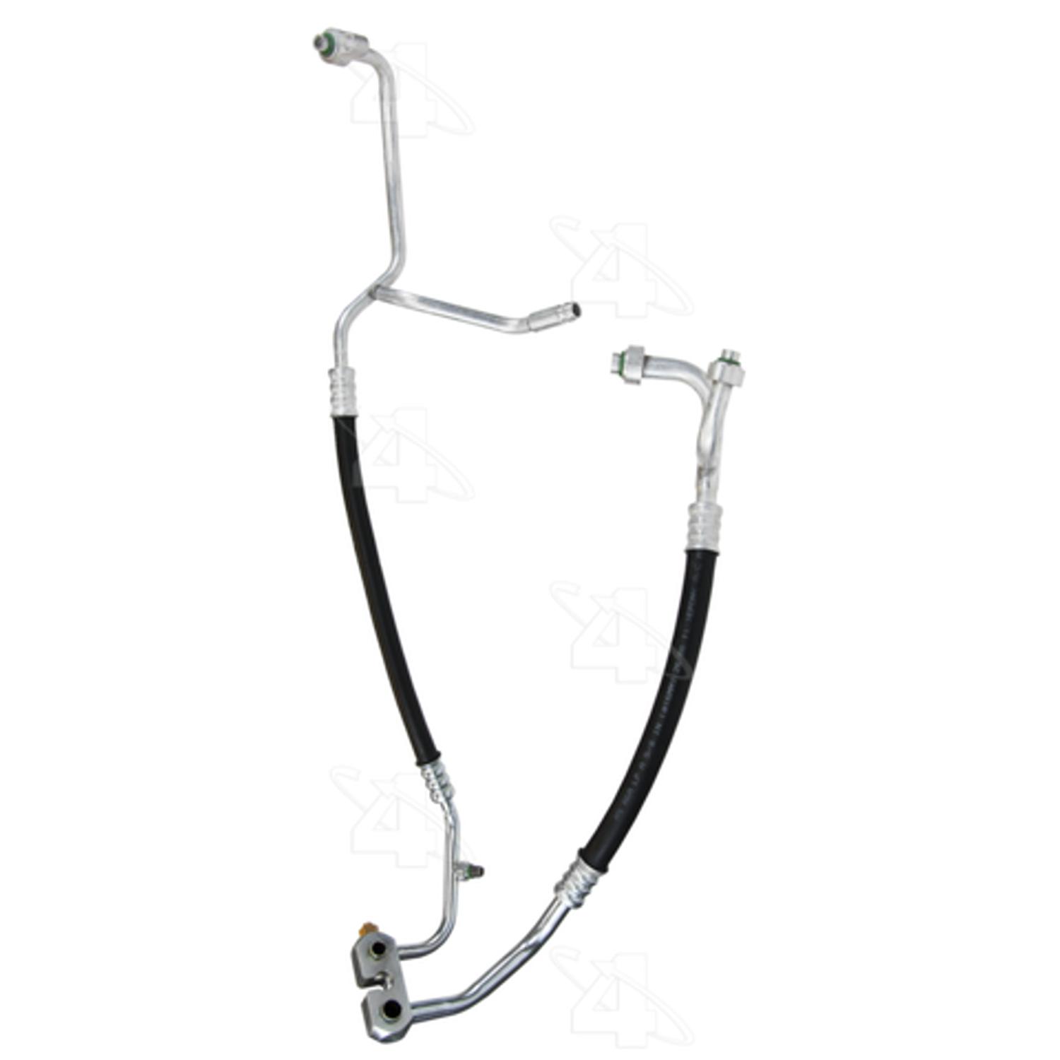 Four Seasons 56048 - A/C Refrigerant Discharge / Suction Hose Assembly Four Seasons 56048 A/C Manifold Hose Assembly product image 1 of 8
