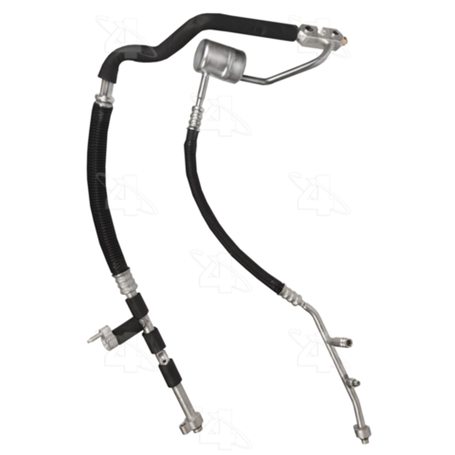 Four Seasons 56052 - A/C Refrigerant Discharge / Suction Hose Assembly Four Seasons 56052 A/C Manifold Hose Assembly product image 1 of 2