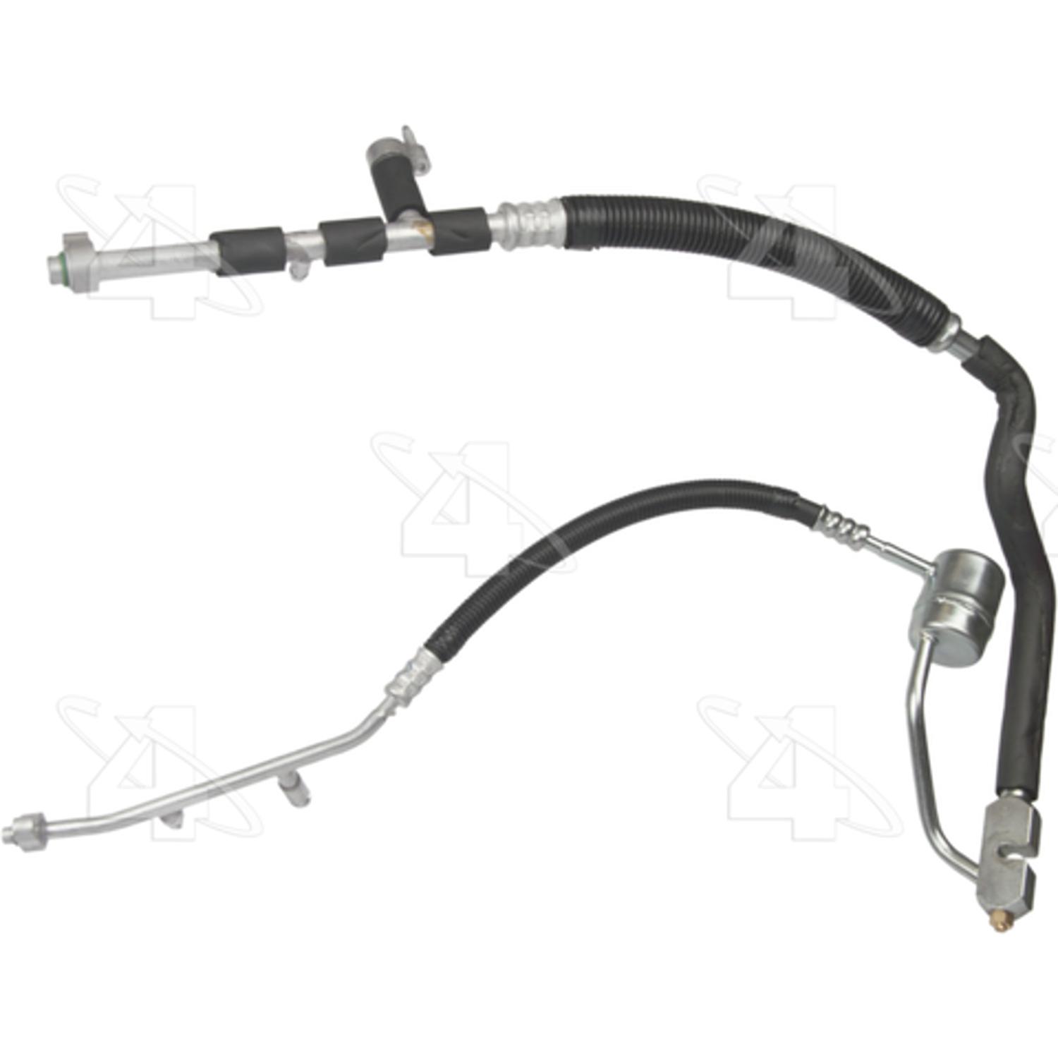 Four Seasons 56052 - A/C Refrigerant Discharge / Suction Hose Assembly Four Seasons 56052 A/C Manifold Hose Assembly product image 2 of 2