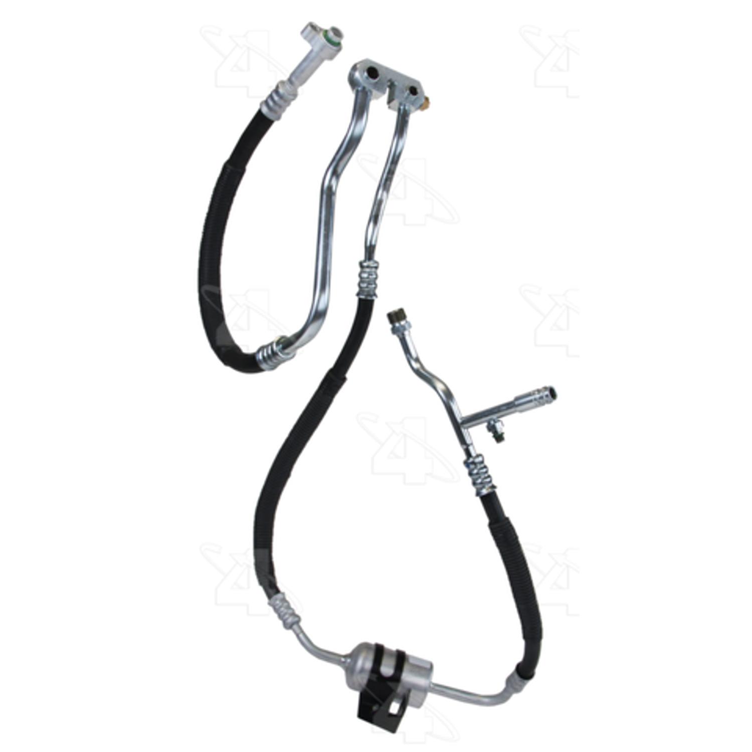 Four Seasons 56059 - A/C Refrigerant Discharge / Suction Hose Assembly Four Seasons 56059 A/C Manifold Hose Assembly product image 1 of 7