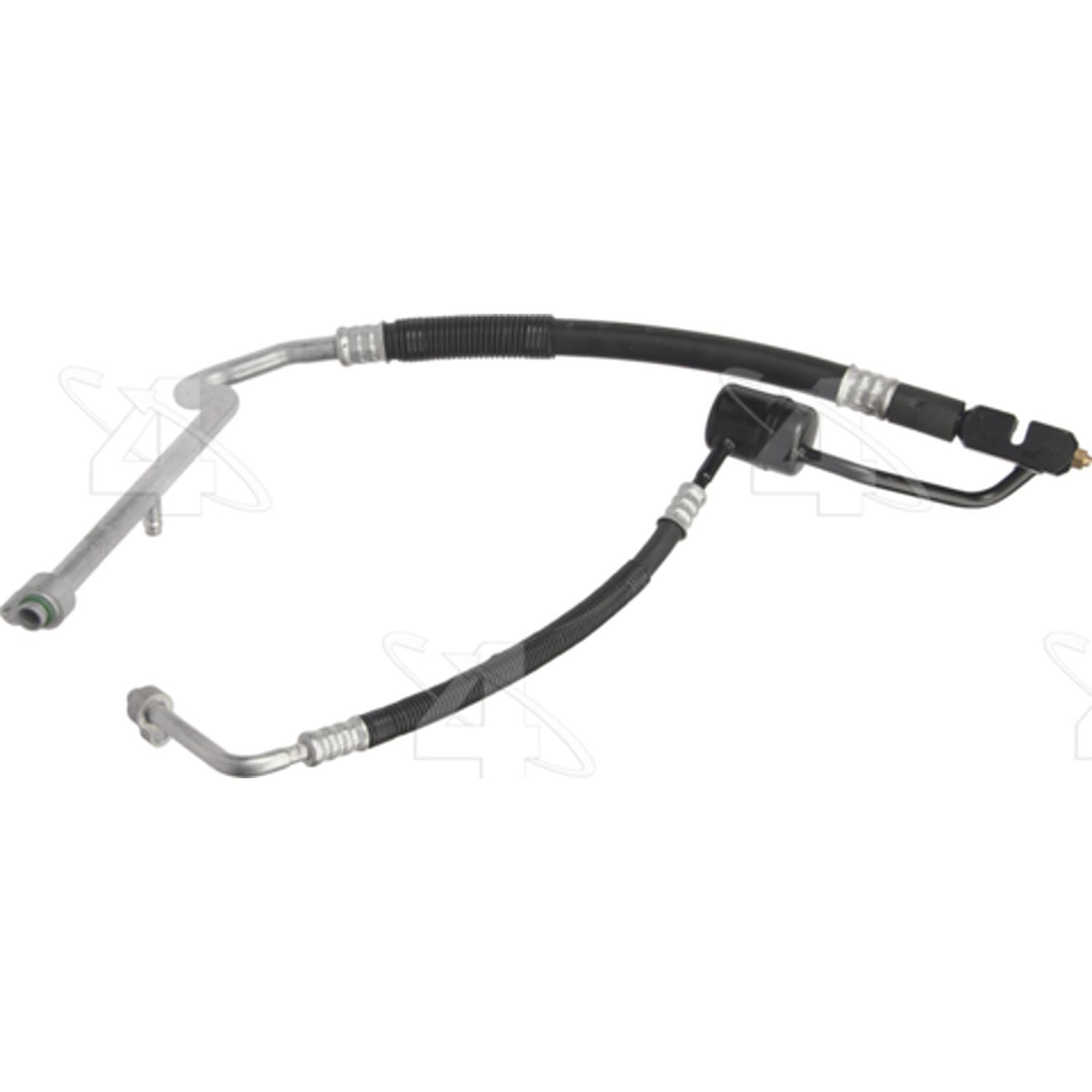 Four Seasons 56066 - A/C Refrigerant Discharge / Suction Hose Assembly Four Seasons 56066 A/C Manifold Hose Assembly product image 2 of 2